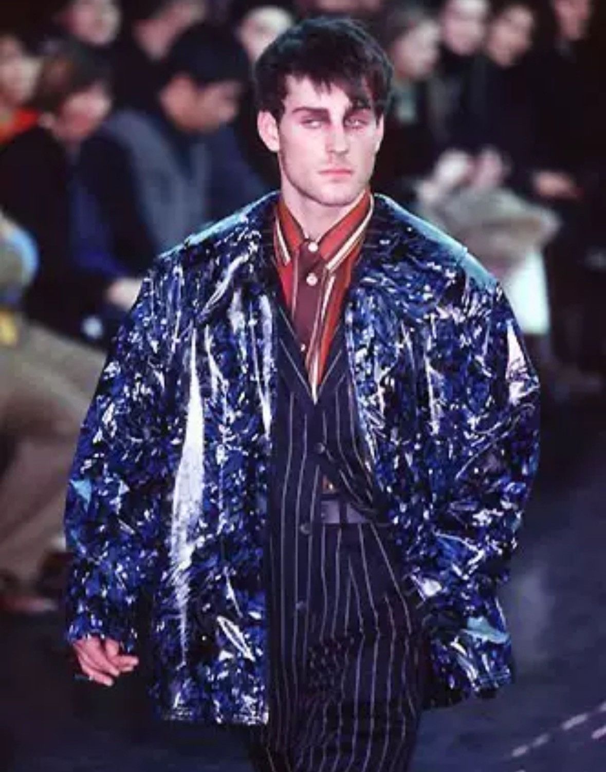 Yohji Yamamoto Yohji Yamamoto 97aw diagonal striped suit 2412-Nextarrow Size US S / EU 44-46 / 1 - 8 Thumbnail
