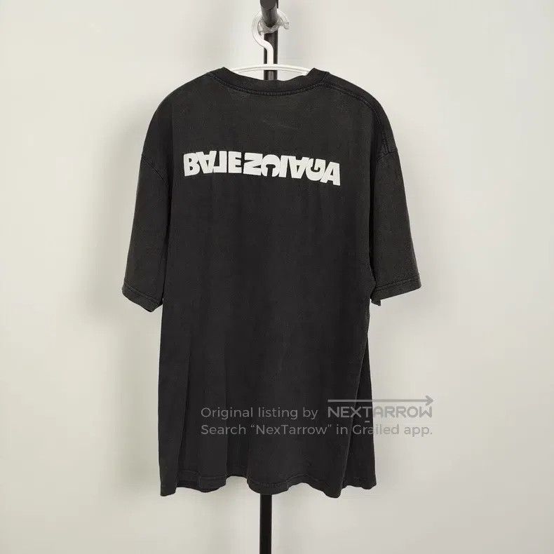 Balenciaga Balenciaga Pure Cotton Embroidered T-Shirt Size XS Black Size US XS / EU 42 / 0 - 2 Thumbnail