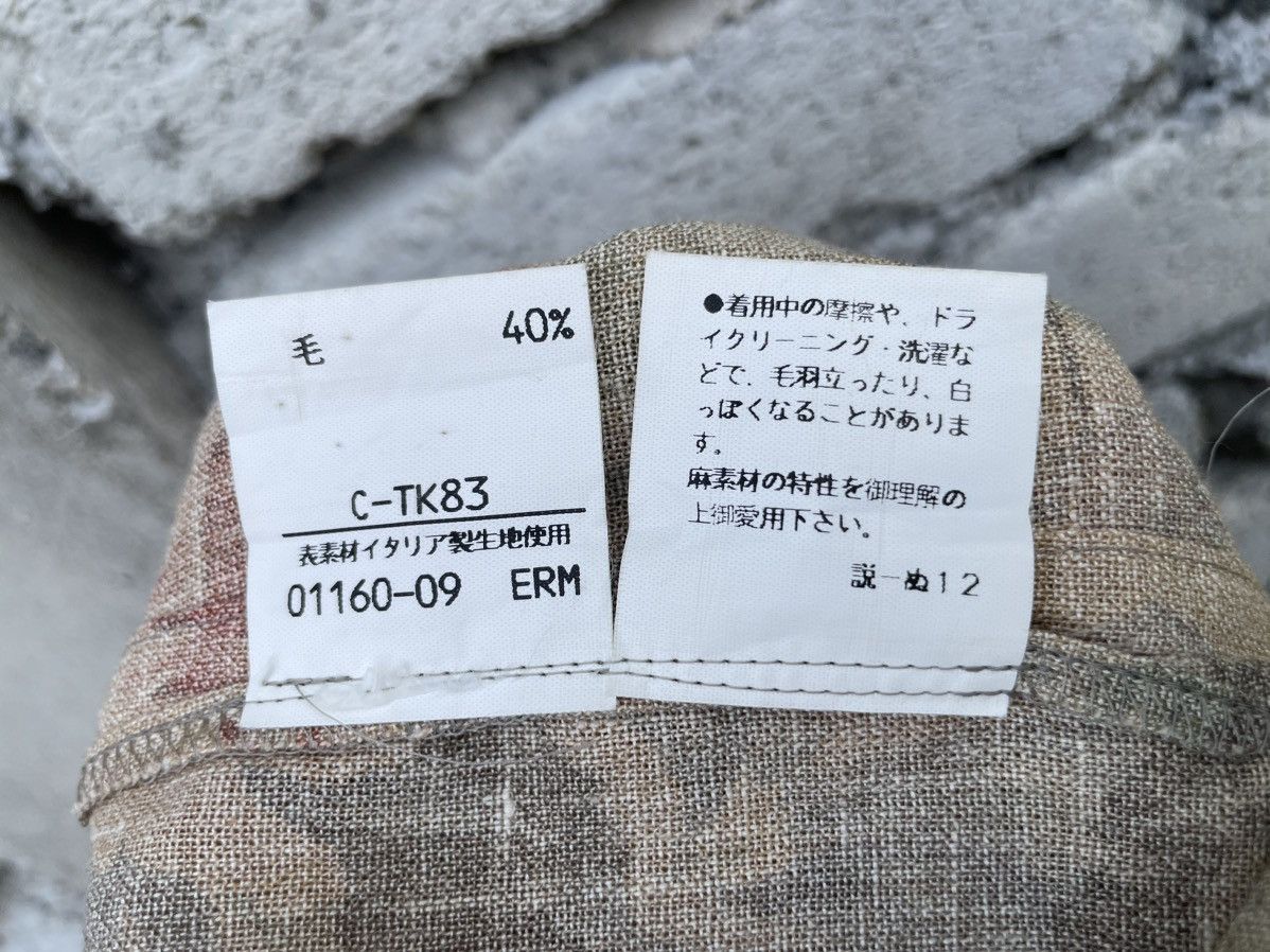 Burberry × Vintage Vintage Burberrys Linen Wool Button Shirt Size M / US 6-8 / IT 42-44 - 10 Thumbnail