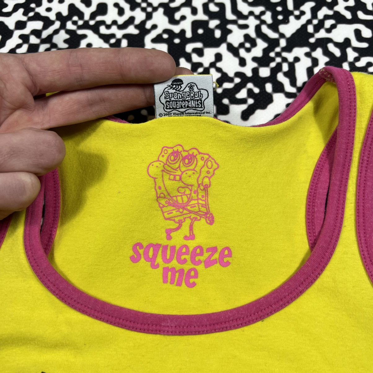 Cartoon Network Vintage Y2K Spongebob Squarepants Humor Face Tank Top Size XS / US 0-2 / IT 36-38 - 11 Thumbnail