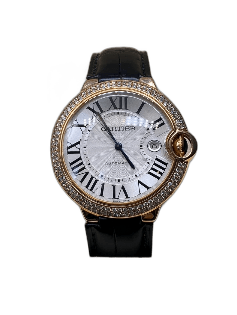 Cartier Cartier Ballon Bleu Rose Gold Diamond Watch-yf Size ONE SIZE - 1 Thumbnail