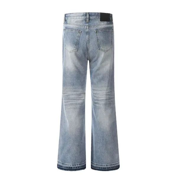 Vintage American men's retro cleanfit slim casual loose flared jeans Size US 32 / EU 48 - 2 Thumbnail