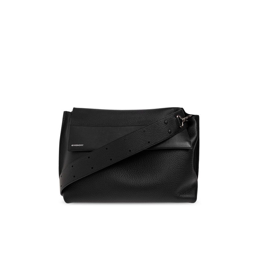Givenchy GIVENCHY Black Leather Shoulder Bag New & Authentic Size ONE SIZE - 1 Thumbnail
