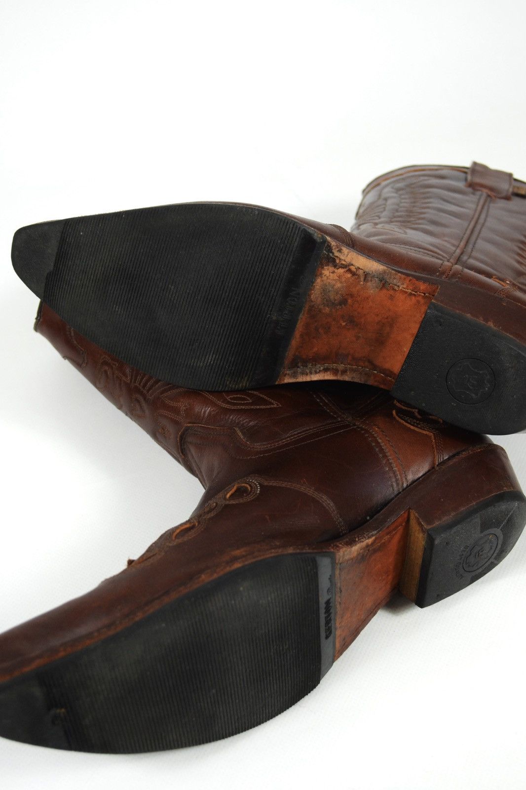 Genuine Leather Vintage Cowboy Valverde Del Camino Leather Boots 90s Y2K Size US 10 / EU 43 - 14 Thumbnail