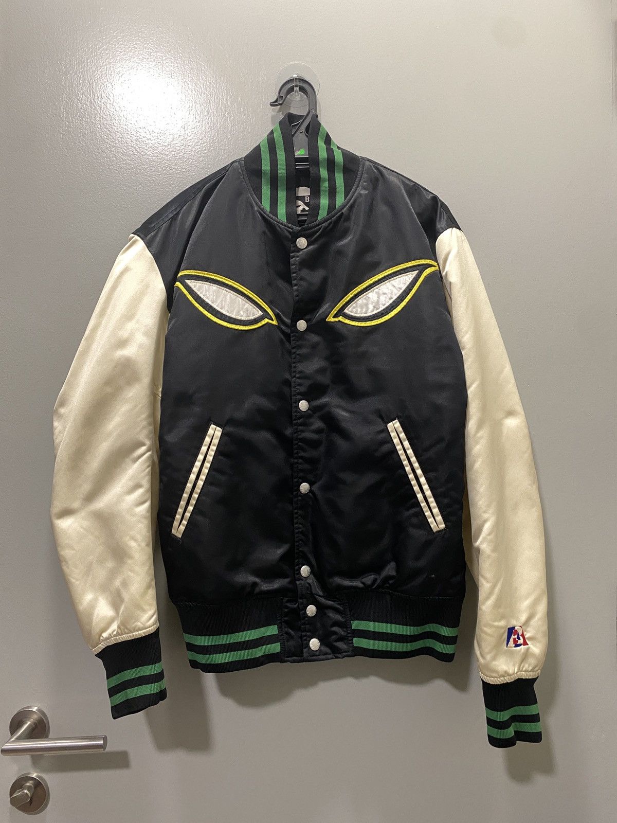 Bape Very Rare‼️ Vintage Bape Batman Varsity/Sukajan Jacket Size US M / EU 48-50 / 2 - 2 Thumbnail