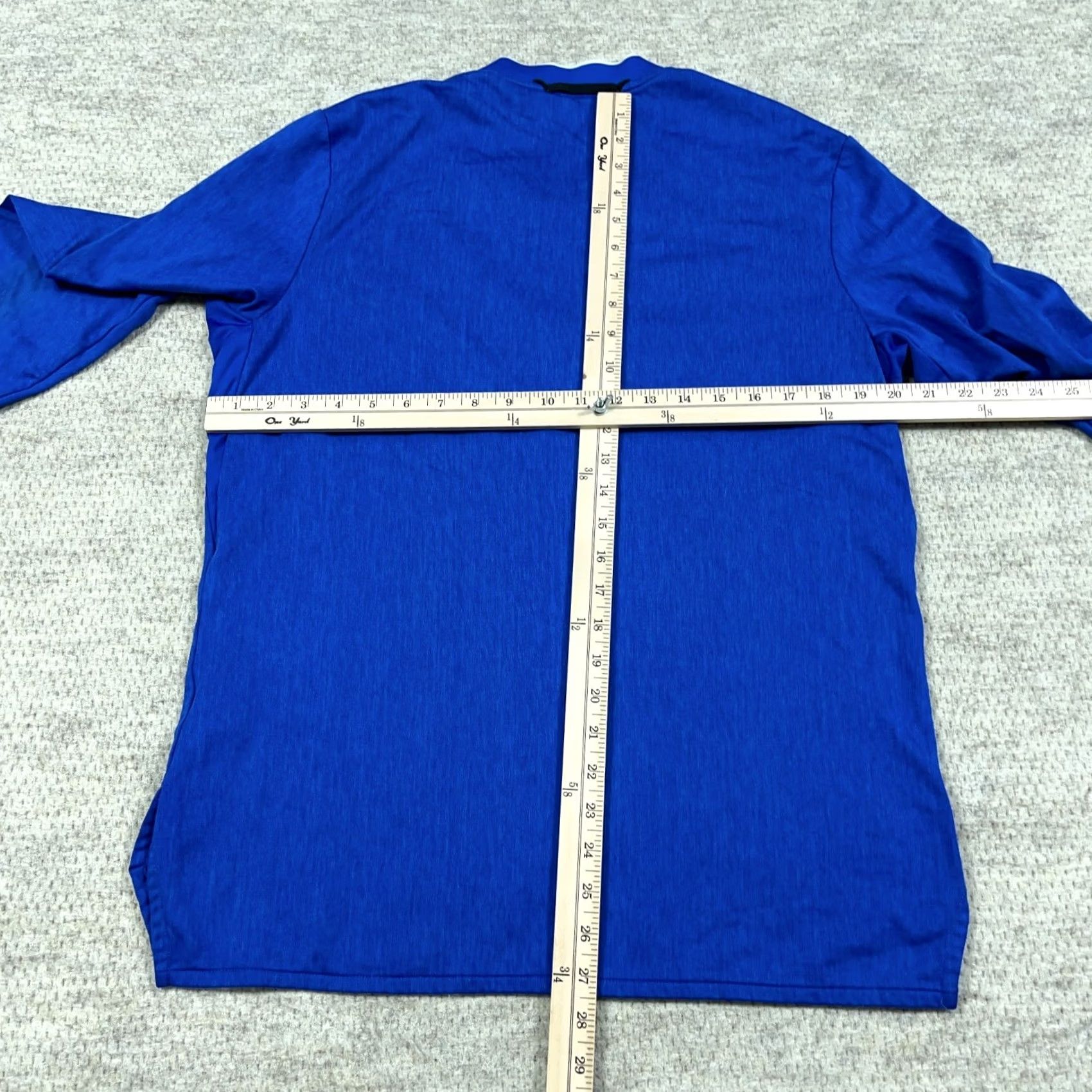 Nike Nike Dri Fit Sweater Pullover Men M Royal Blue Zip Mock Neck Logo 1/4 Zip All Seasons Lightweight Breathable Sweatshirt Shirt Long Sleeve Sports Size US M / EU 48-50 / 2 - 7 Thumbnail