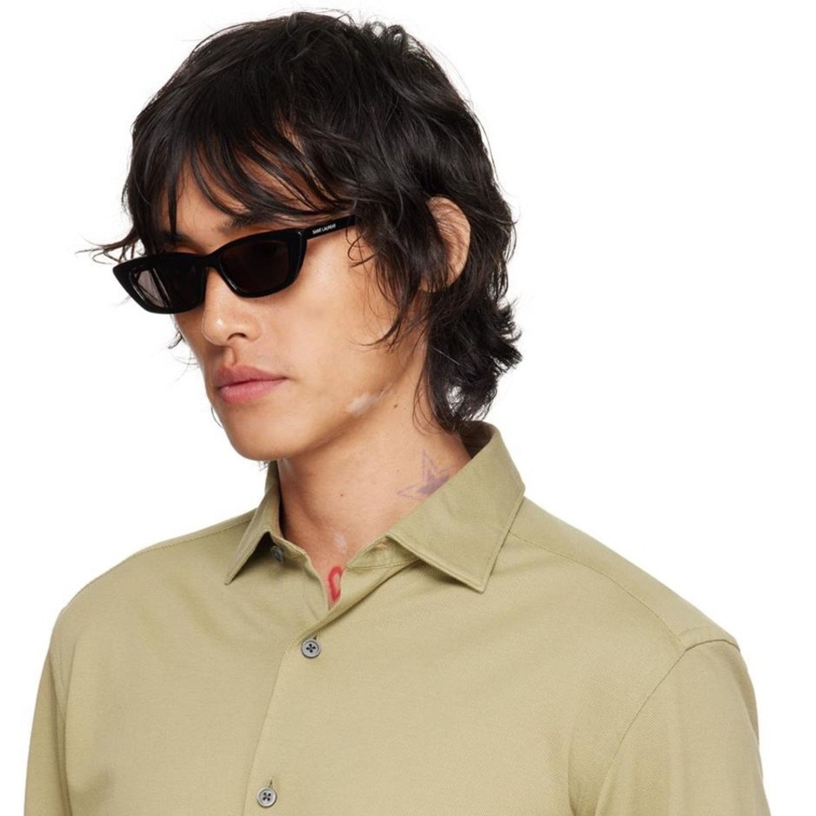 Saint Laurent Paris NEW YSL Saint Laurent Sunglasses SL 277 009 Black Unisex Size ONE SIZE - 3 Thumbnail