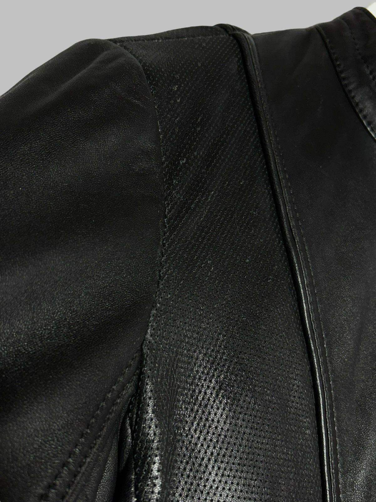 Bcbgmaxazria Bcbgmaxazria Black Leather Moto Jacket Rick Owens Biker Vibe Size M / US 6-8 / IT 42-44 - 7 Thumbnail