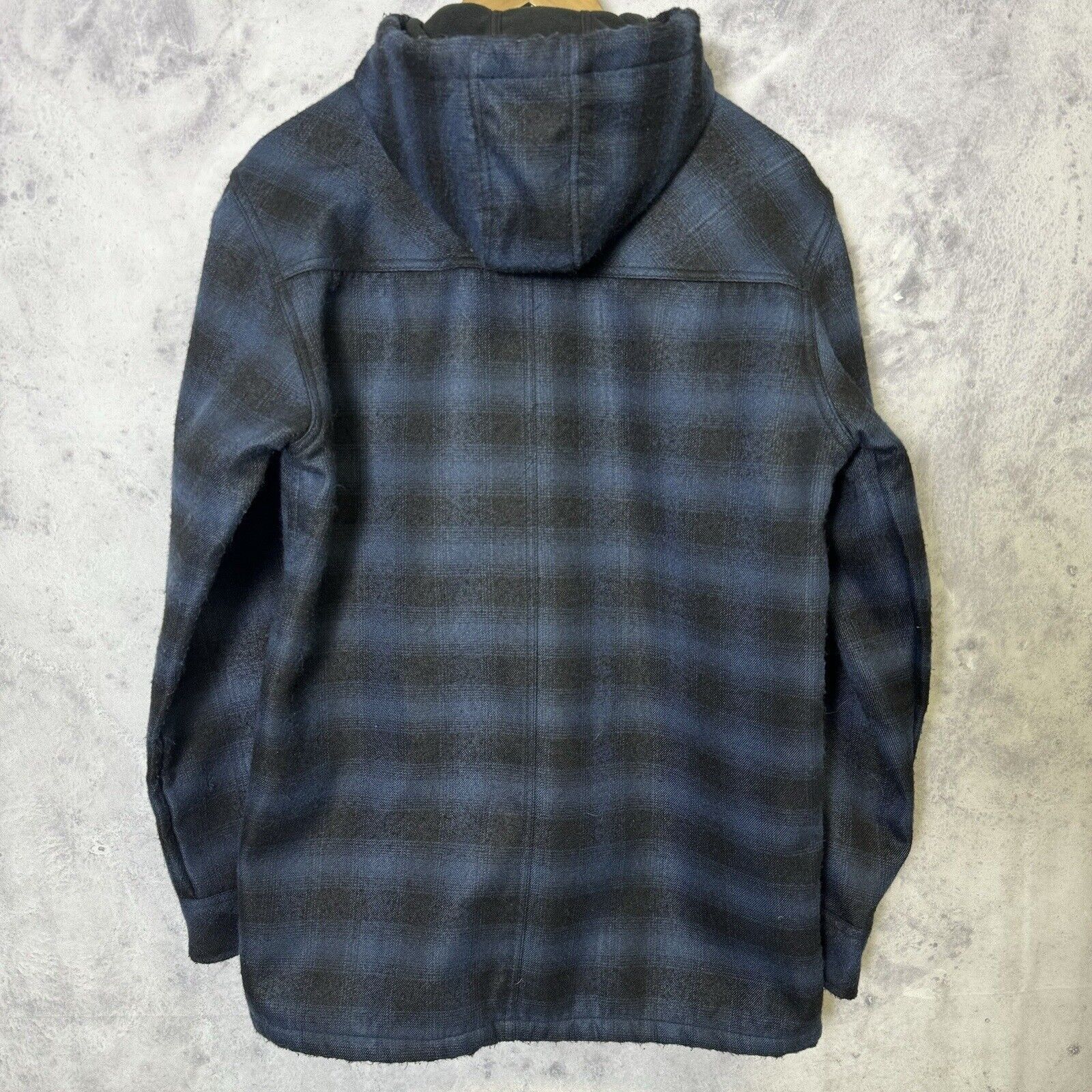 Dickies Dickies Flannel Jacket Mens Small Blue Plaid Button Up Hoode Size US S / EU 44-46 / 1 - 2 Thumbnail