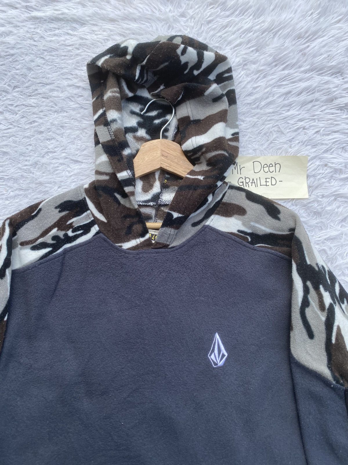 Volcom Rare Volcom Fleece Grey Hoodie Size US L / EU 52-54 / 3 - 9 Thumbnail