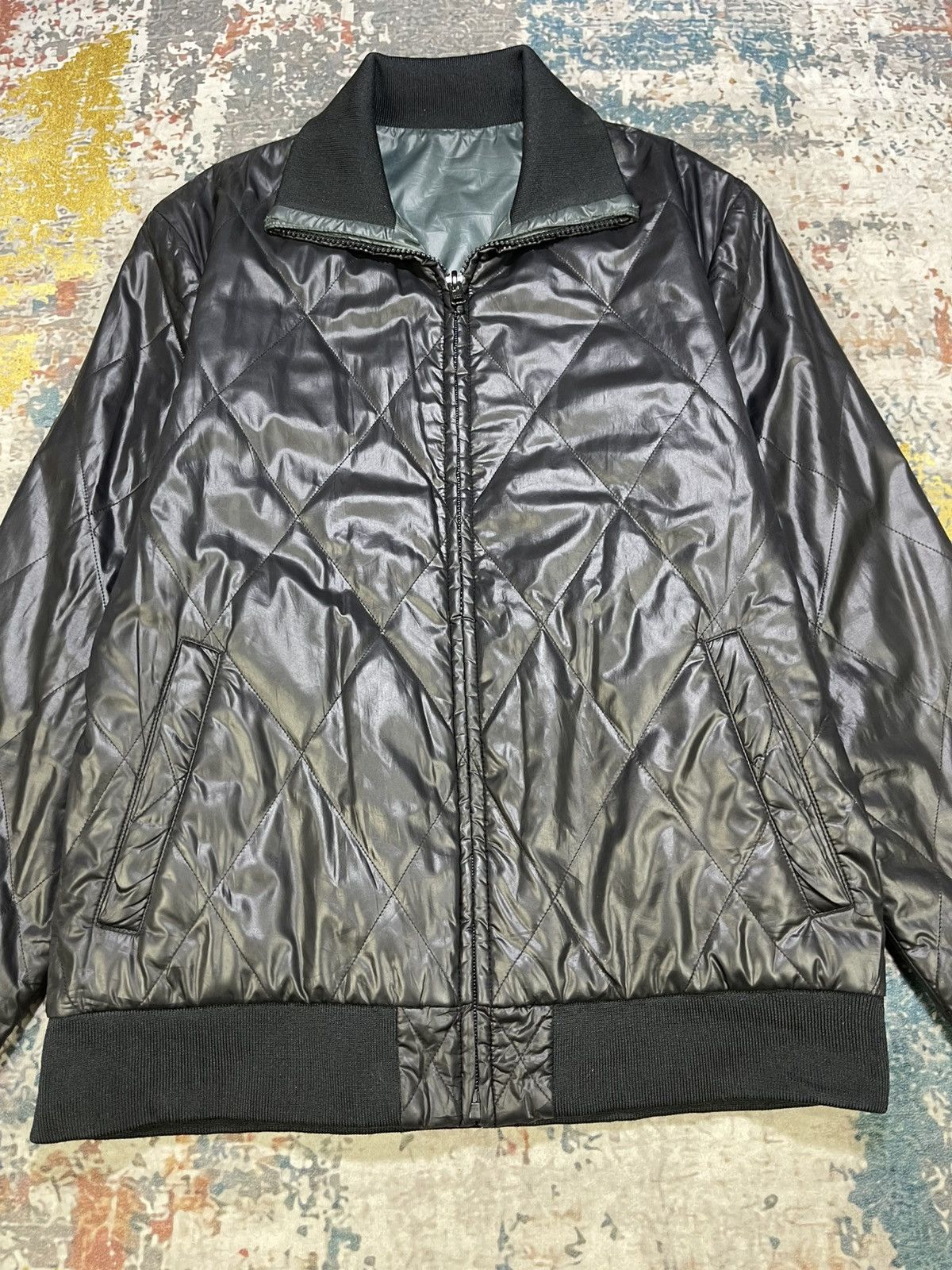 Katharine Hamnett London Katharine Hamnett Quilted Reversible Nylon Jacket Size L / US 10 / IT 46 - 7 Thumbnail