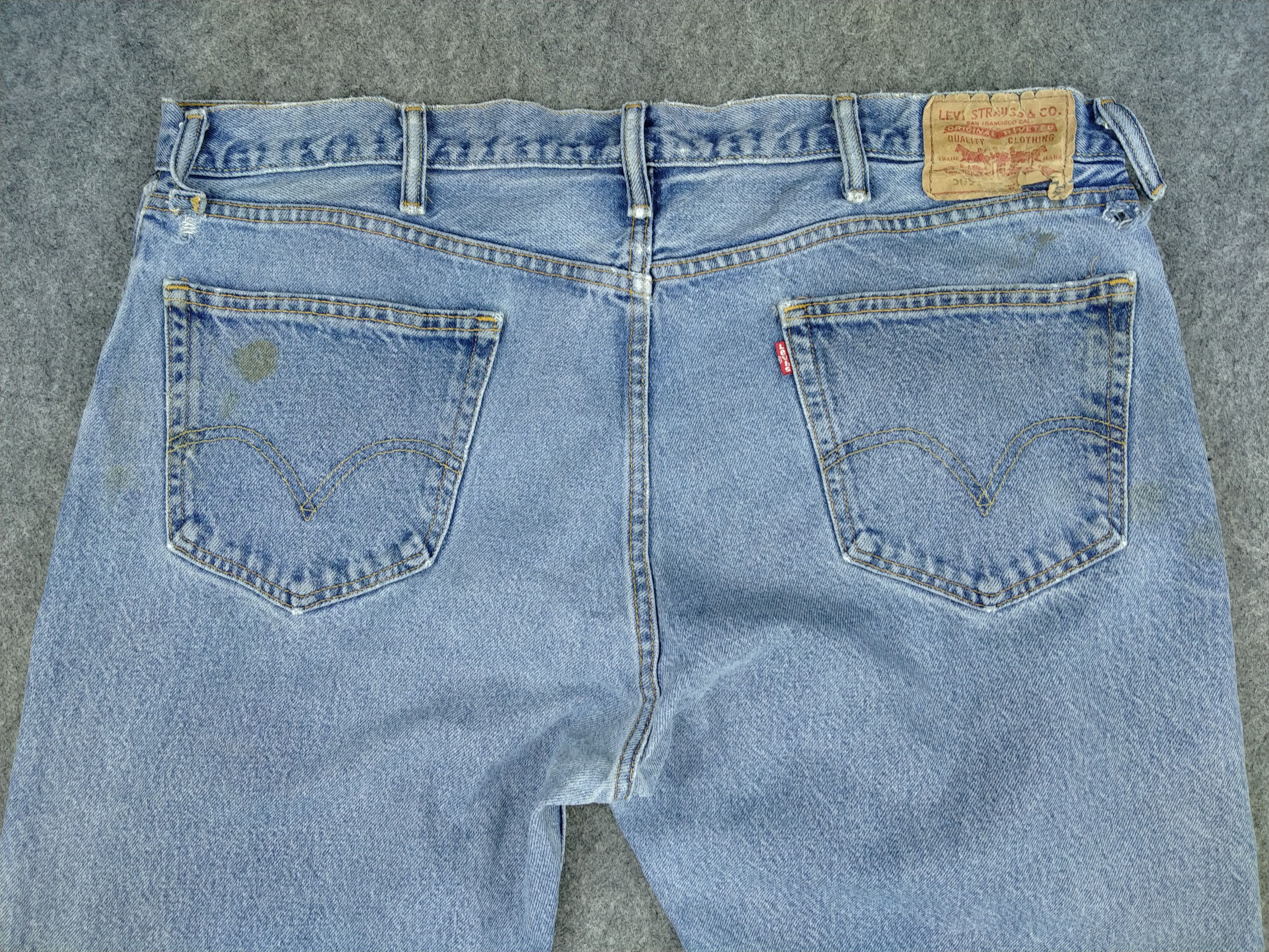 Levi's Vintage Levi's 505 Straight Fit 41 x 29 Denim -JN300 Size US 41 - 4 Thumbnail