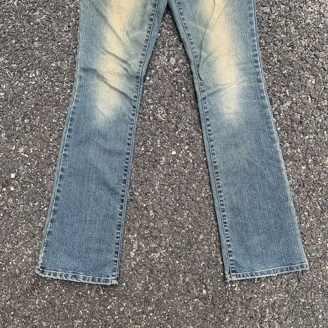 Japanese Brand JAPANESE CecilMcBe Jeans 29x31 Flare/Bootcut Faded Pants USA Size 29" - 3 Thumbnail