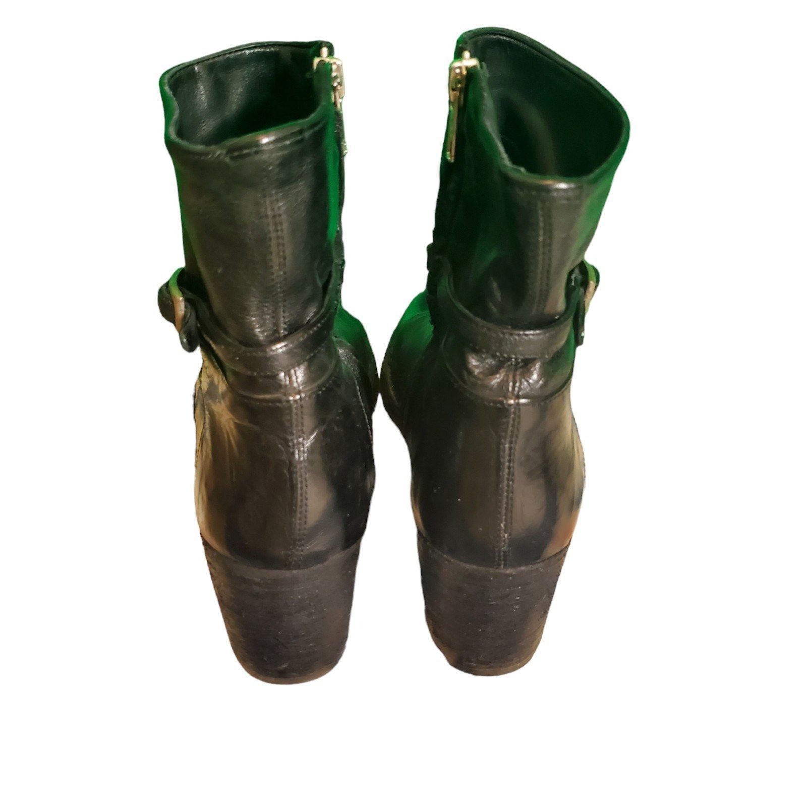 Officine Creative Officine Creative Leather Ankle Boots Handmade Italian Ruche Size US 7.5 / IT 37.5 - 5 Thumbnail