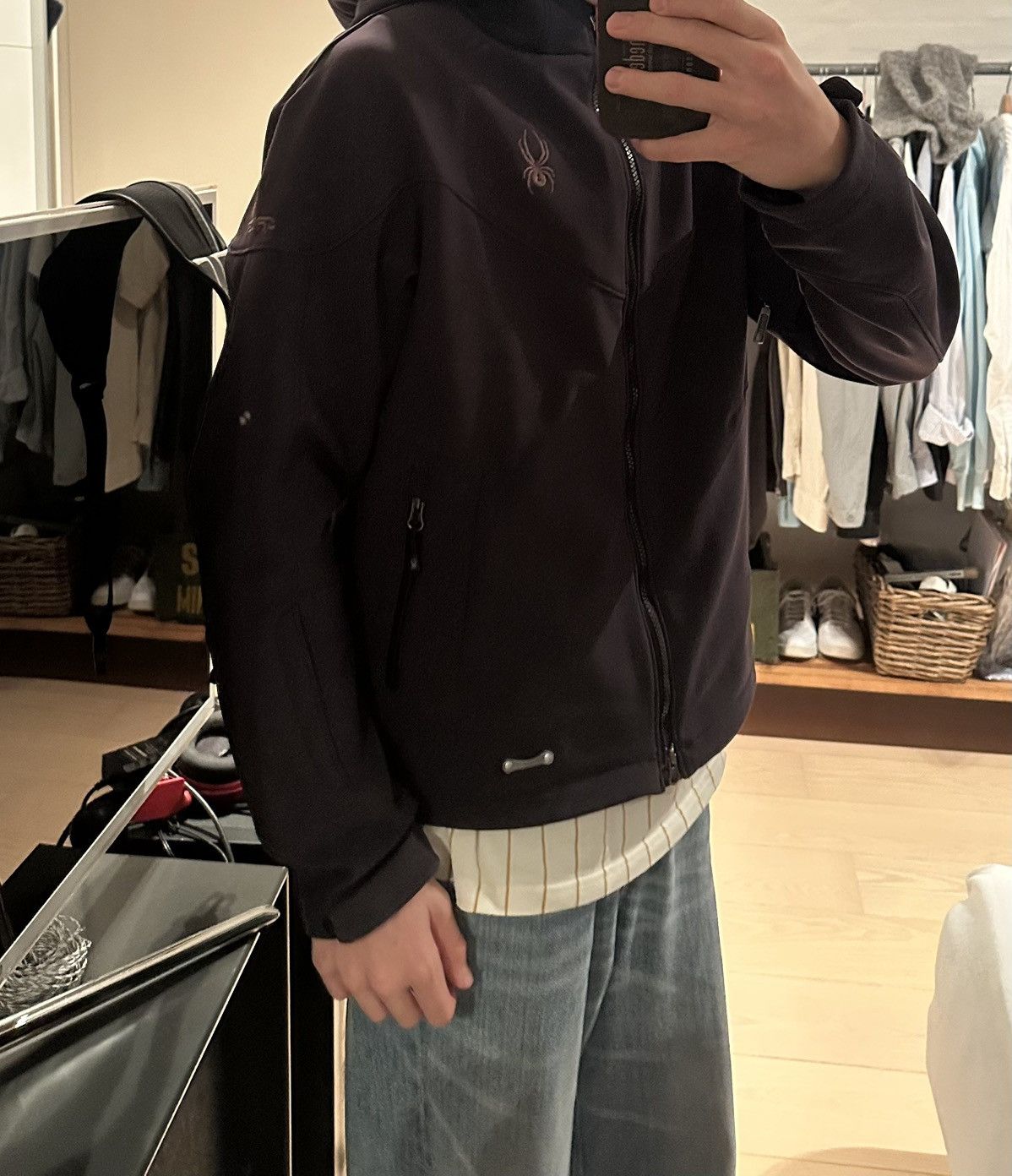 Spyder Black Spyder Jacket Size US S / EU 44-46 / 1 - 3 Thumbnail
