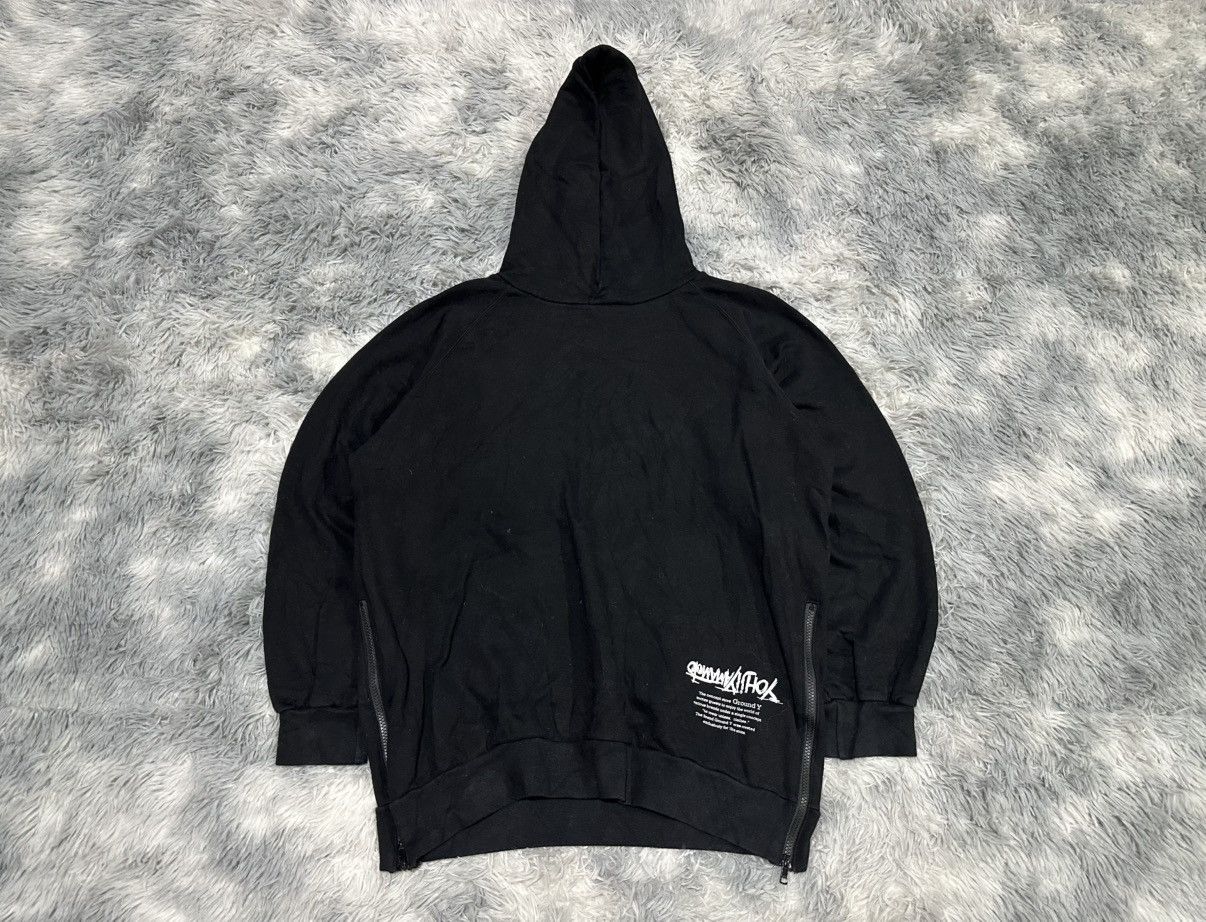 Ground Y 🔥Yohji Yamamoto Ground Y Side Zipper Hoodie Size US XL / EU 56 / 4 - 2 Thumbnail