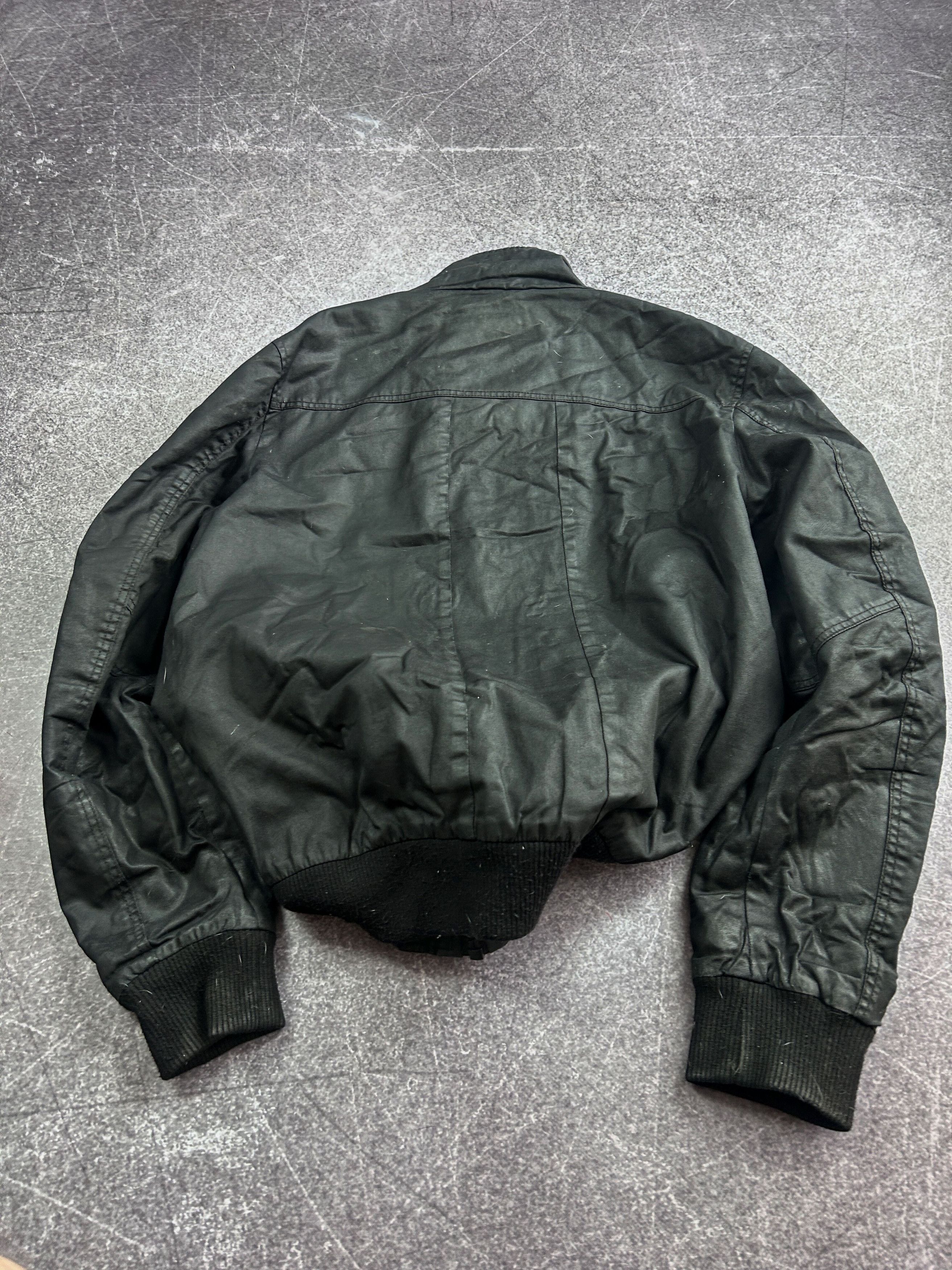 Other VTG Avant Garde Rick Owens Style Cargo WAX Bomber Jacket 90s Size US M / EU 48-50 / 2 - 5 Thumbnail