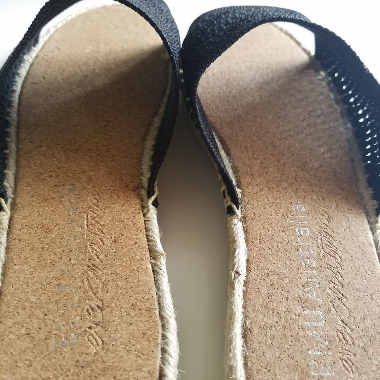 Other EMU Australia EBOR MAC espadrille slides sz 9 cork black Size US 9 / IT 39 - 10 Thumbnail