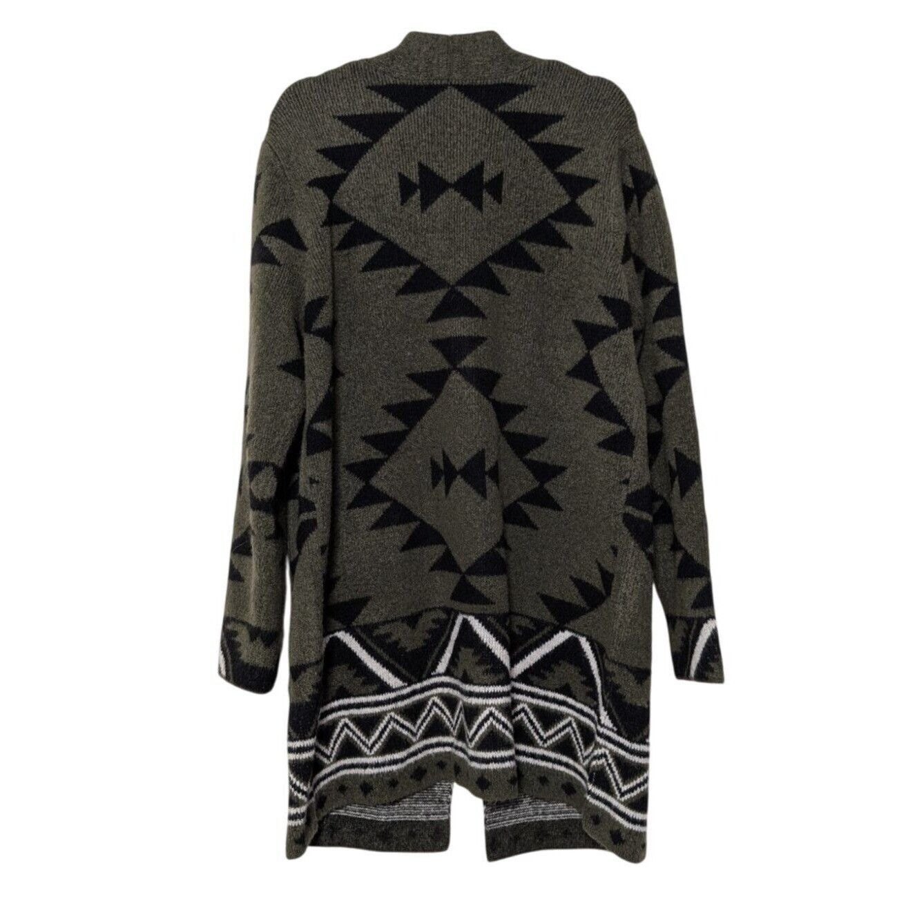 Frye NEW Frye Southwestern Aztec Cardigan Womens Size Large Green Size L / US 10 / IT 46 - 8 Thumbnail