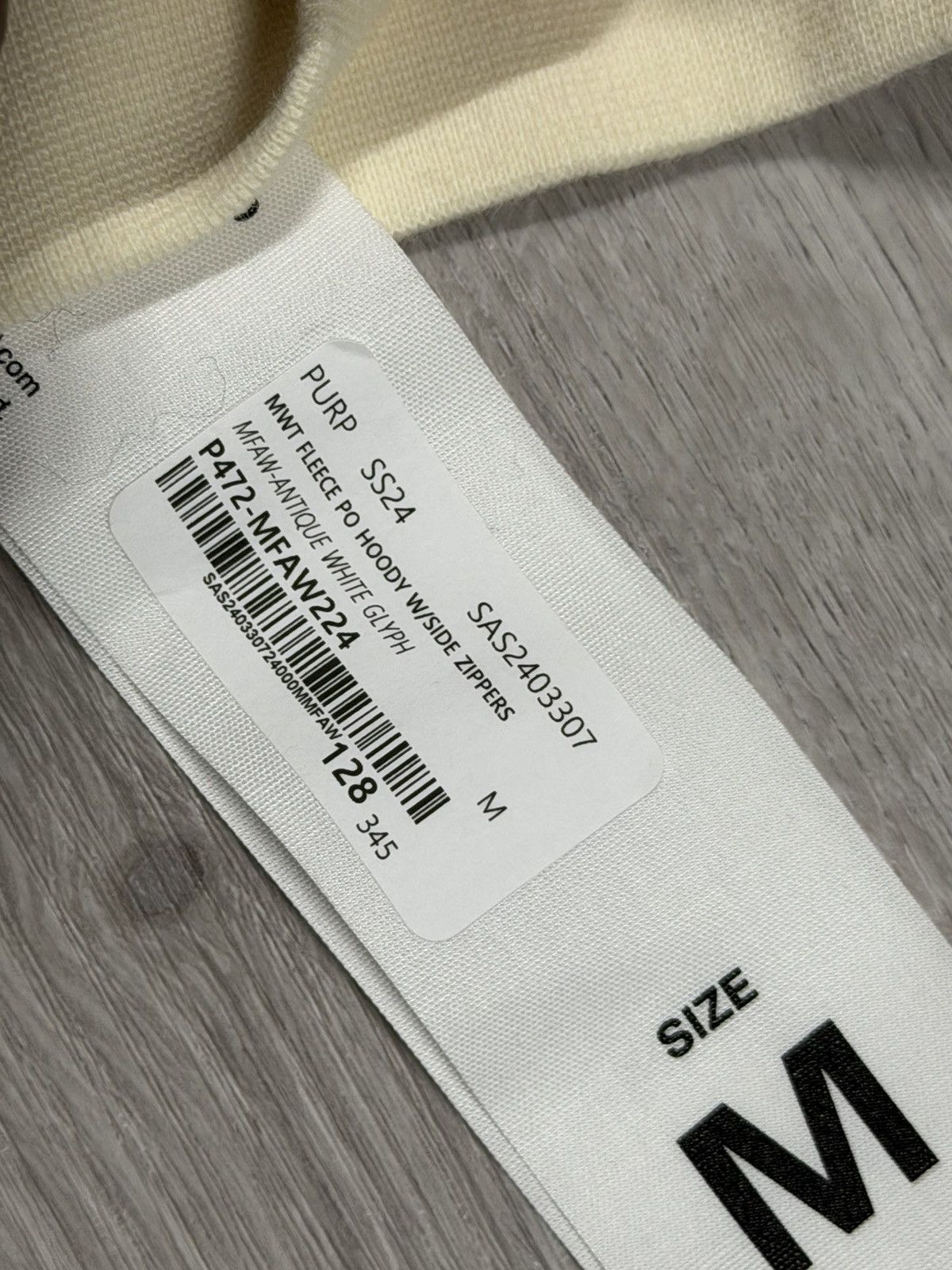 Purple Brand Purple Brand MWT Fleece Pullover Hoodie w/ Side Zippers Size US M / EU 48-50 / 2 - 4 Thumbnail