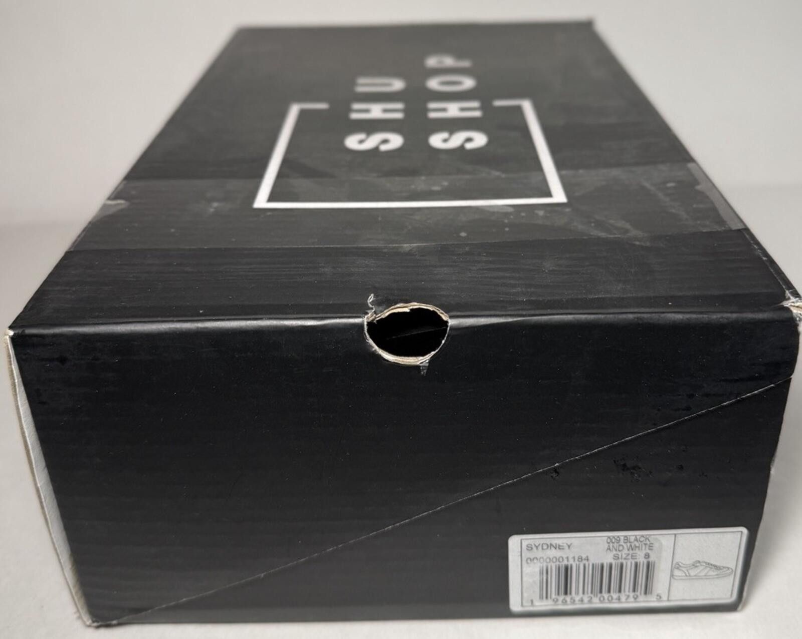 Other SHU SHOP Sydney Sneakers Low Top Leather Suede Black/White Size US 8 / IT 38 - 6 Thumbnail
