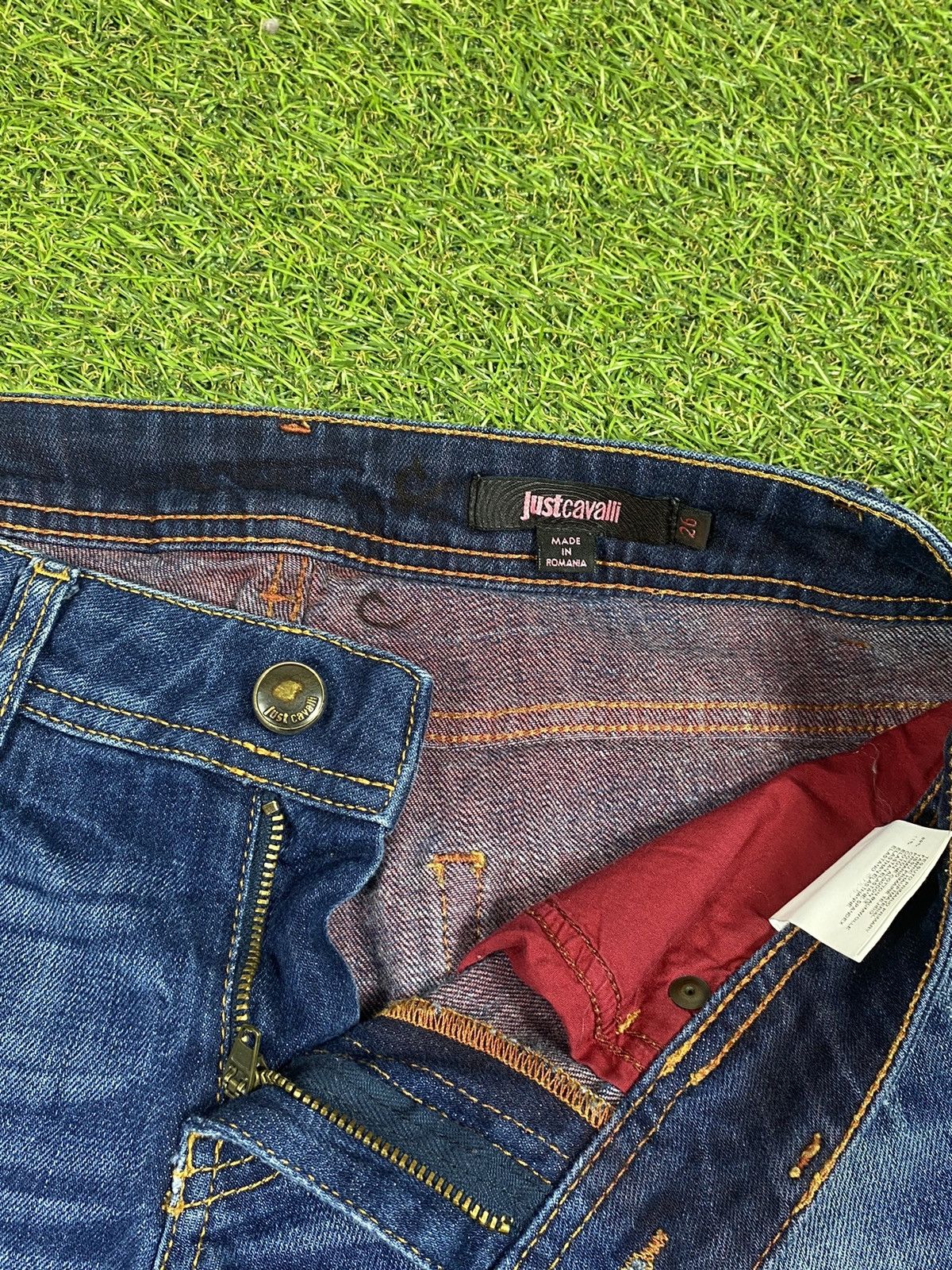 Just Cavalli × Vintage Vintage Y2K Just Cavalli jeans denim streetwear size 26 Size 26" / US 2 / IT 38 - 6 Thumbnail