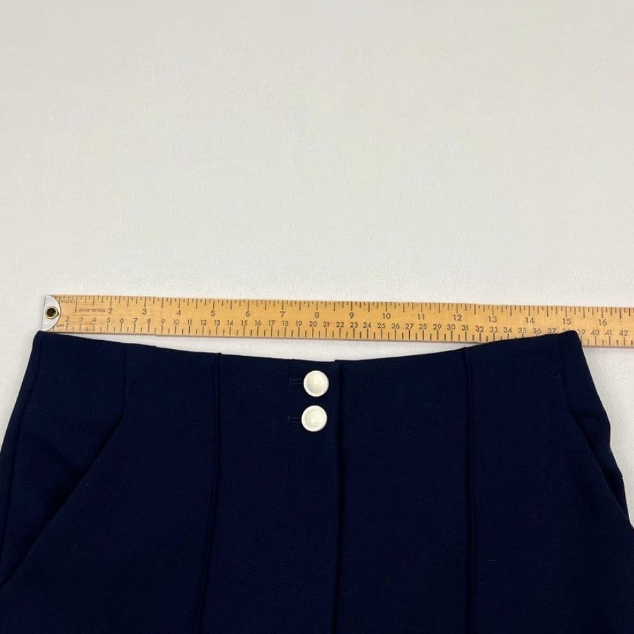 Veronica Beard Veronica Beard Pants City Seamed Stretch Career Office Navy Blue W30 L26.5 8 Cropped Straight Size 30" / US 8 / IT 44 - 5 Thumbnail