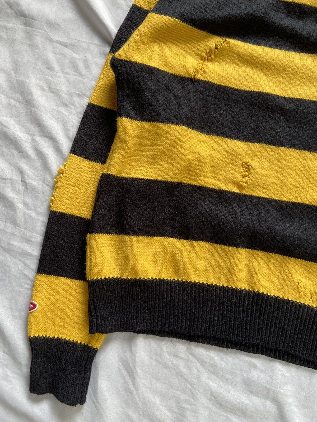 Japanese Brand PUNK STRIPED JAPAN STYLE KNIT LONG SLEEVE Size US M / EU 48-50 / 2 - 17 Thumbnail