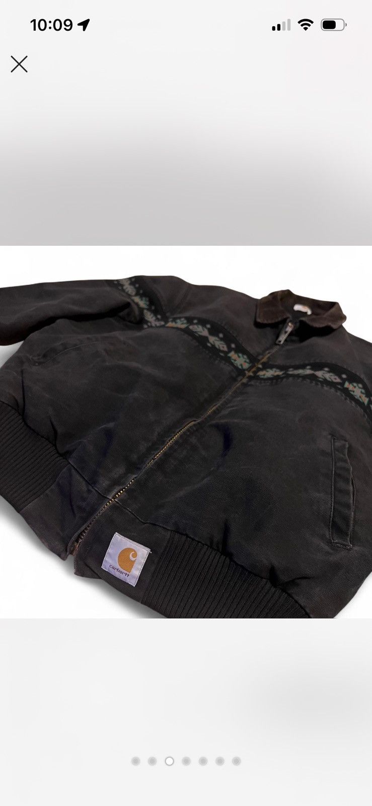 Carhartt Carhartt Santa Fe Southwest Jacket “Black Aztec” JQ0405 Size US L / EU 52-54 / 3 - 3 Thumbnail