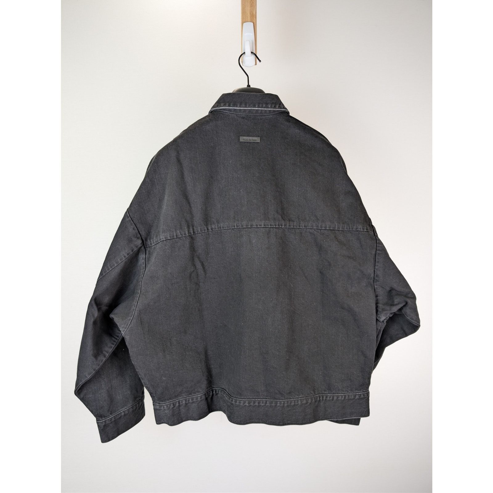 Fear of God o1rshd1 Canvas Utility Trucker Denim Jacket in Black Size US XL / EU 56 / 4 - 11 Thumbnail