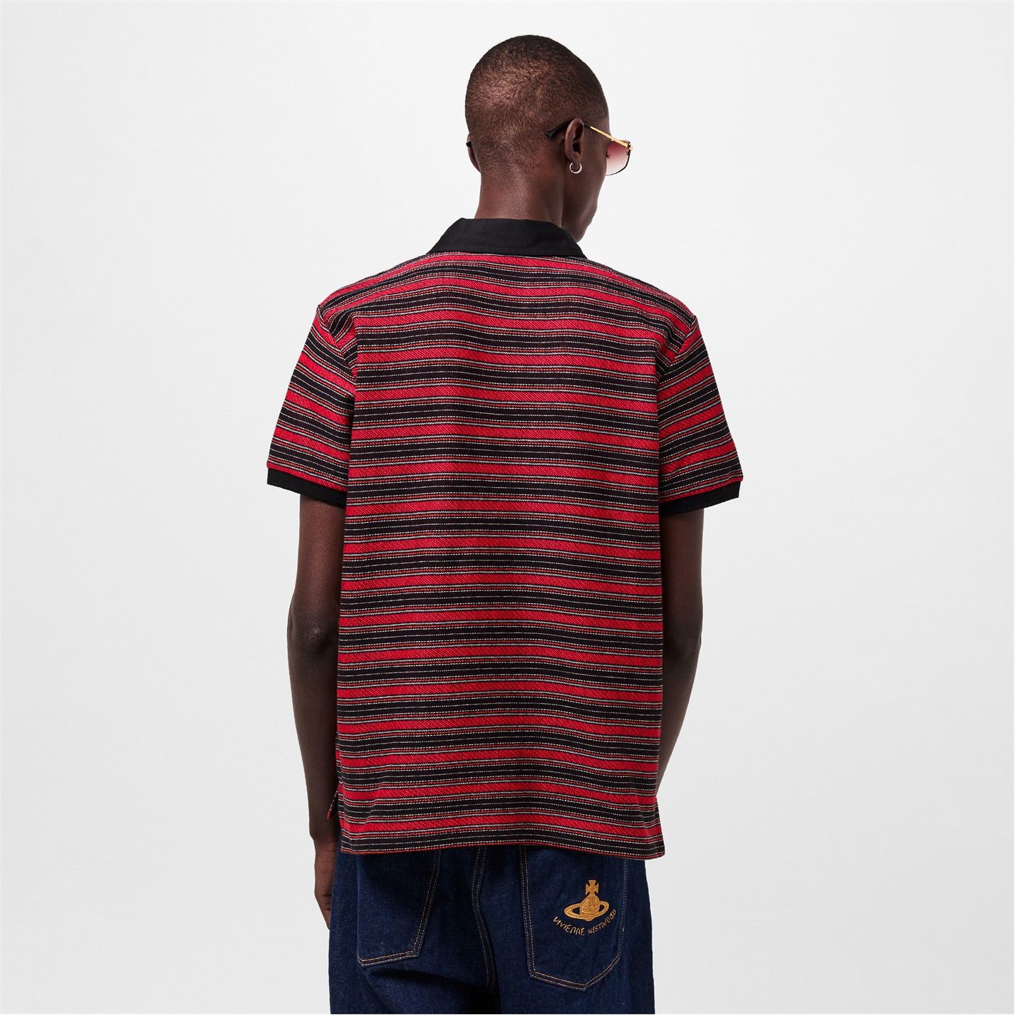 Vivienne Westwood o1g2r1mq0526 Viv Classic Short Sleeve Polo Shirt Multicolor Size US XL / EU 56 / 4 - 4 Thumbnail