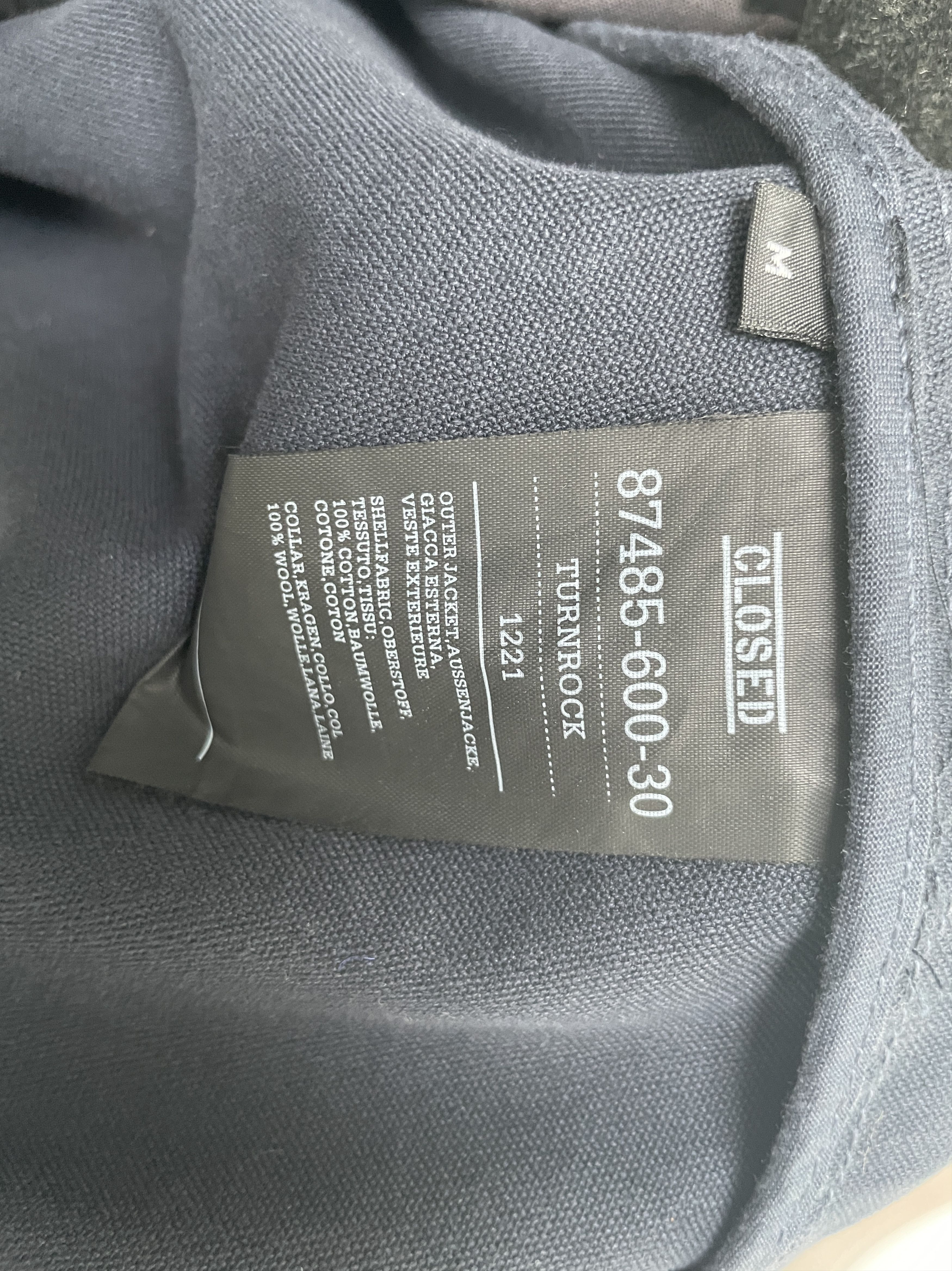 CLOSED CLOSED Men's Navy Hooded Parka, Removable Lining Size US M / EU 48-50 / 2 - 3 Thumbnail