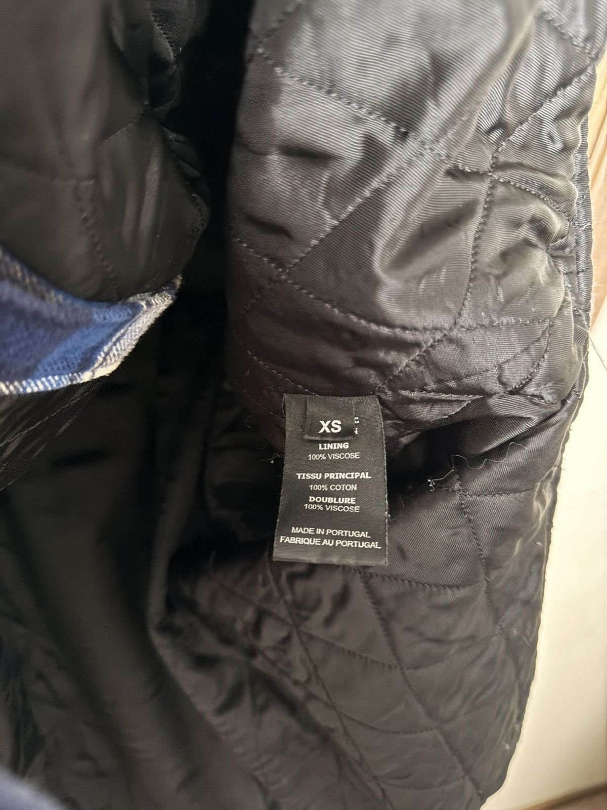 Vetements FW17 Football Shouldered Checked Flannel Shirt In Blue Size XS / US 0-2 / IT 36-38 - 8 Thumbnail