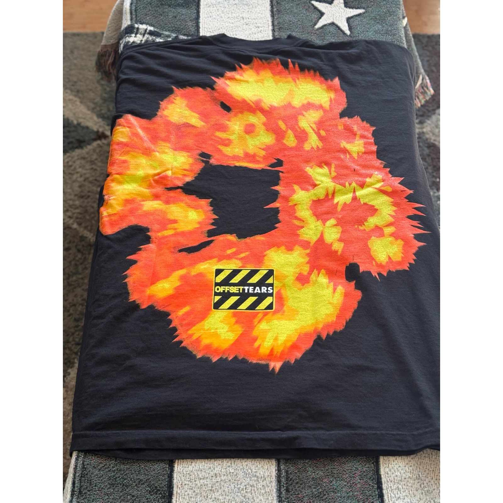 DENIM TEARS Denim Tears x Offset Set It Off #1 t-shirt black sz xl Size US XL / EU 56 / 4 - 8 Thumbnail