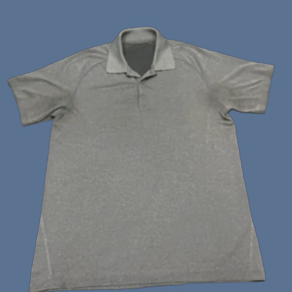 Lululemon Lululemon Metal Vent Tech Polo Shirt Mens L Gray Performance Lightweight Polo Shirt Golf Tennis All Seasons Breathable Logo Short Sleeve Shirt Mens Size US L / EU 52-54 / 3 - 1 Thumbnail