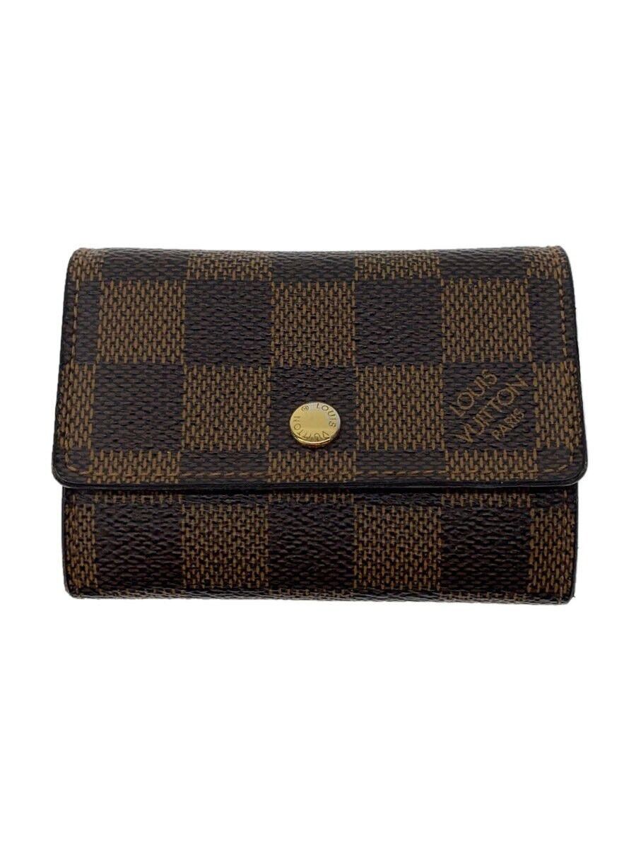 Louis Vuitton Louis Vuitton Damier Ebene Porte Monet Pla Brown Size ONE SIZE - 1 Thumbnail