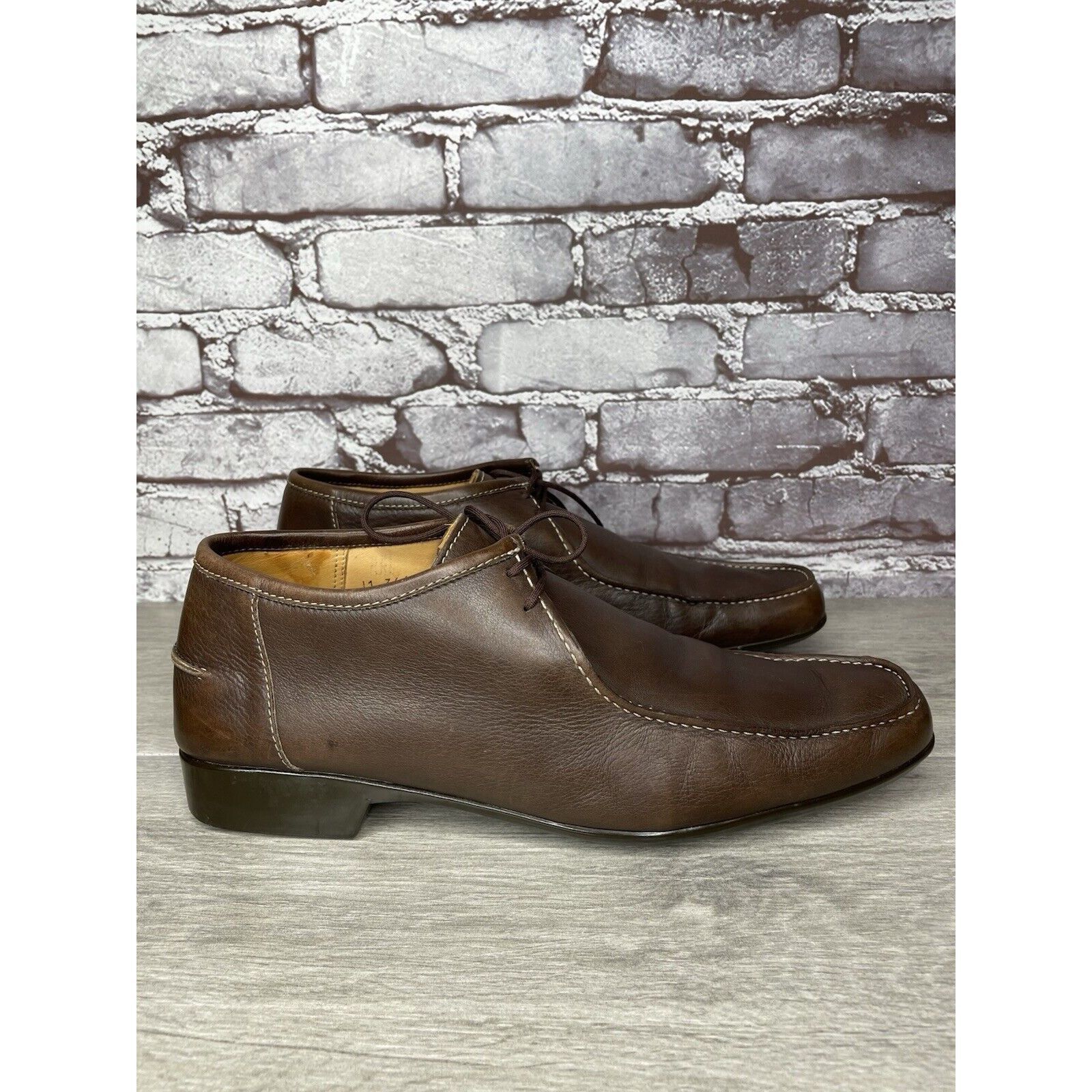 J.M. Weston J.M. WESTON Brown Leather 629 CHUKKA Dress Shoes Men’s Sz 10 Size US 11 / EU 44 - 3 Thumbnail