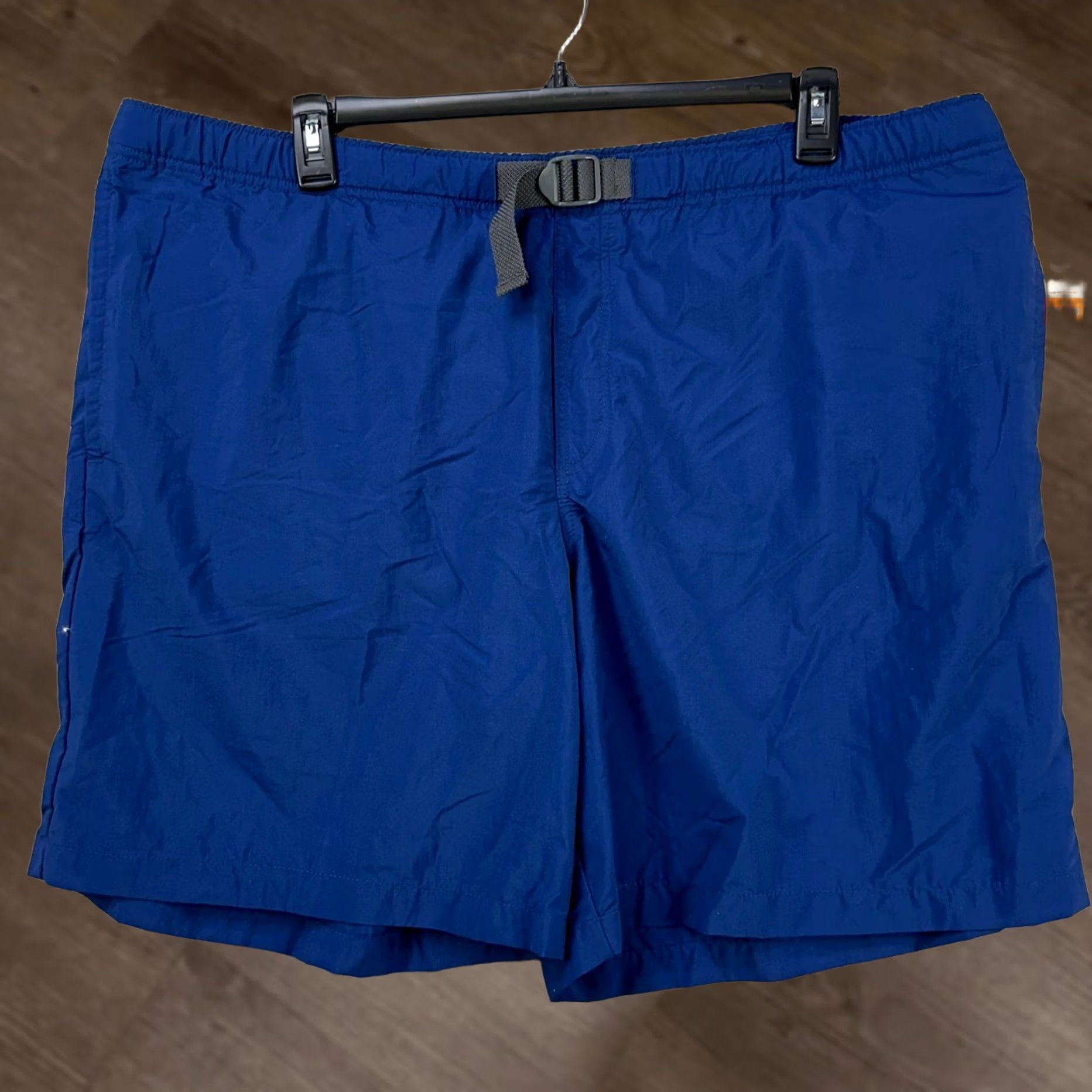 Vintage Columbia Field Gear Nylon Shorts Hiking Mens 2XL Blue Omni-Shade Flat Front NEW Size US 39 - 1 Thumbnail