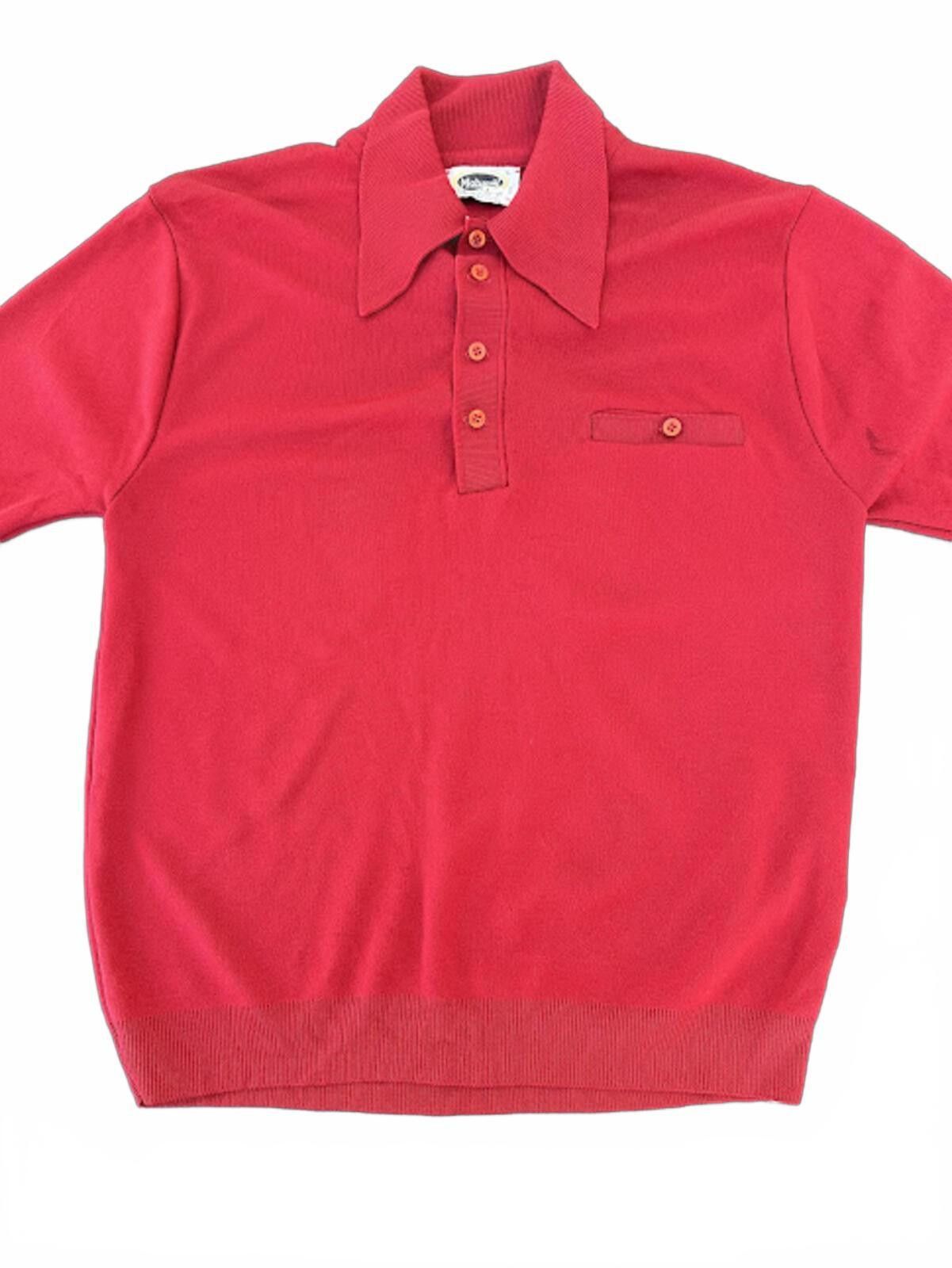 Other Vintage Banlon Knit Polo Shirt Red Mohawk L Size US L / EU 52-54 / 3 - 1 Thumbnail
