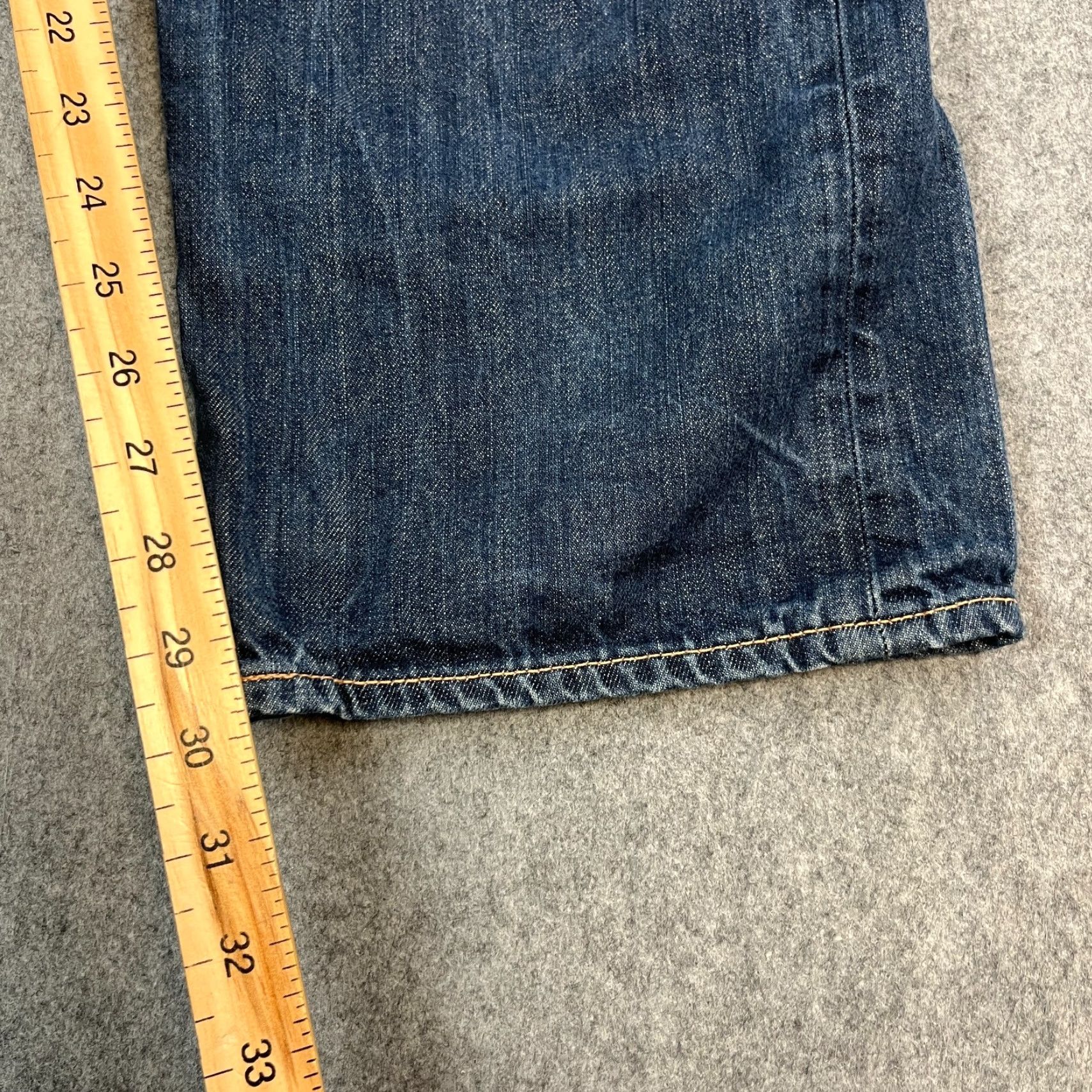Levi's Levi's 501 Jeans Straight 40 Mens Denim Dark Blue Cotton Button Fly 5-Pocket Size US 40 / EU 56 - 4 Thumbnail