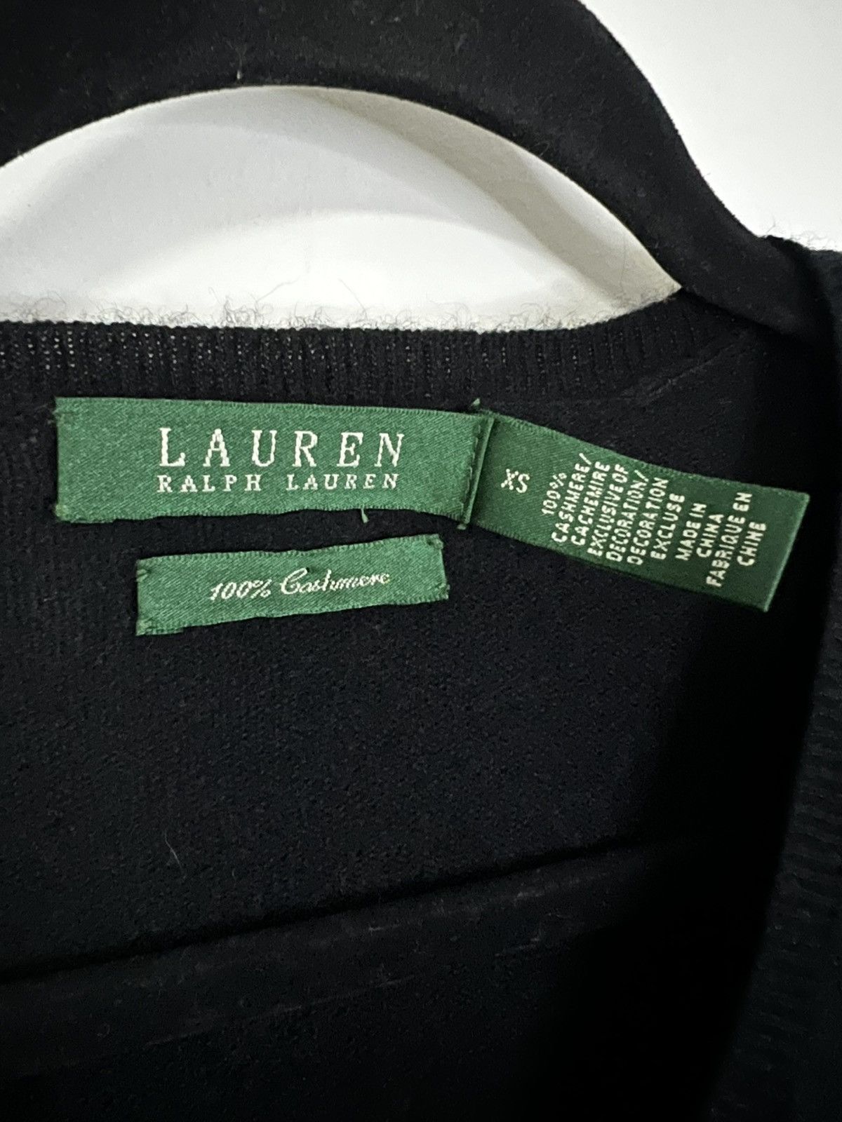 Lauren Ralph Lauren Ralph kauren jersey cashmere black xs sweater Size XS / US 0-2 / IT 36-38 - 2 Thumbnail