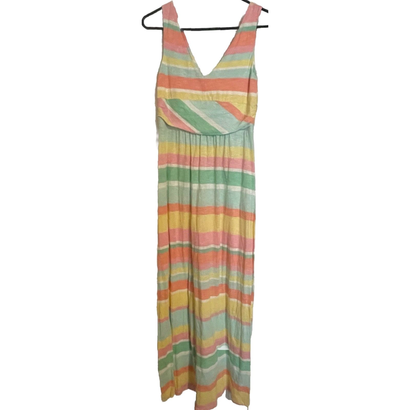 Lilly Pulitzer Lilly Pulitzer Sleeveless Sorbet Striped Maxi Dress Multicolor Sz Small Size S / US 4 / IT 40 - 3 Thumbnail