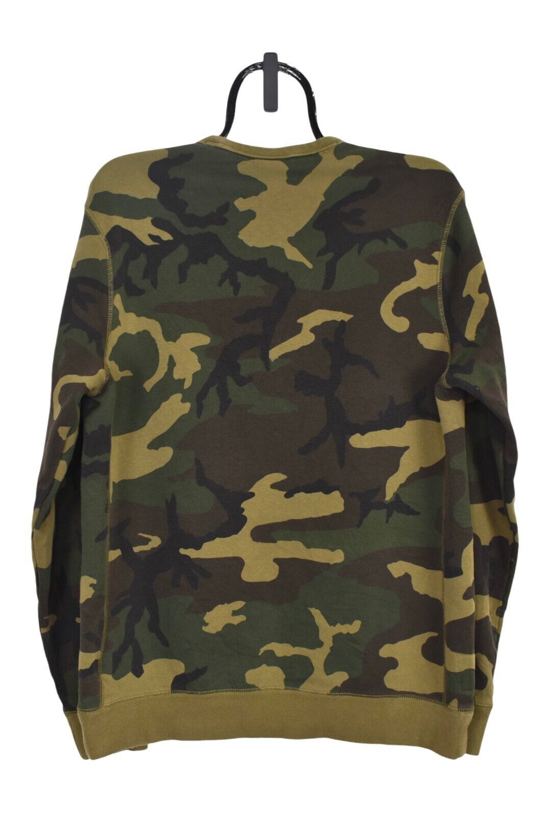Nike Modern Nike sweatshirt (L), green camo crewneck Size US L / EU 52-54 / 3 - 3 Thumbnail