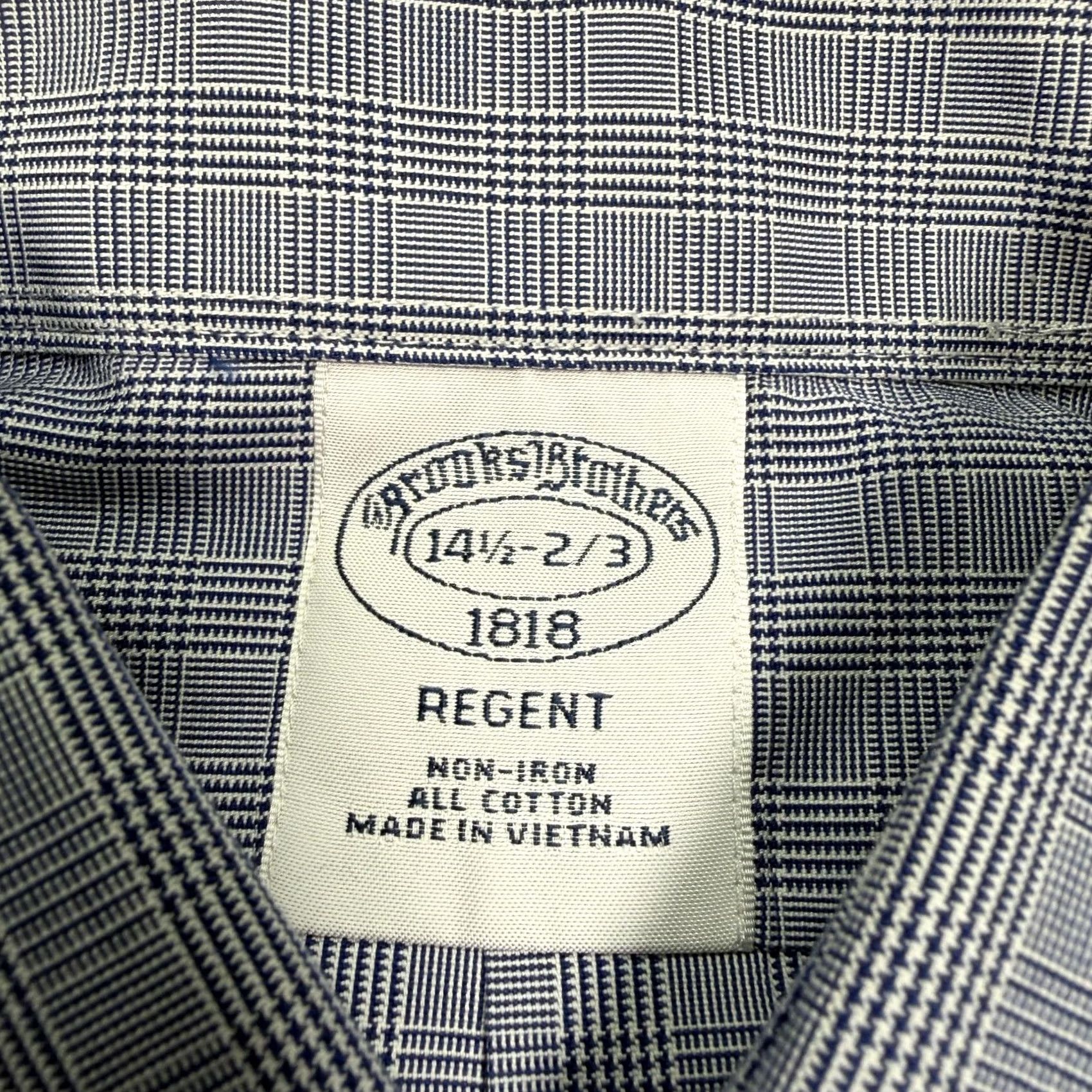 Brooks Brothers Brooks Brothers Non Iron Check Long Sleeve Button Up Shirt Mens Small Size US S / EU 44-46 / 1 - 2 Thumbnail