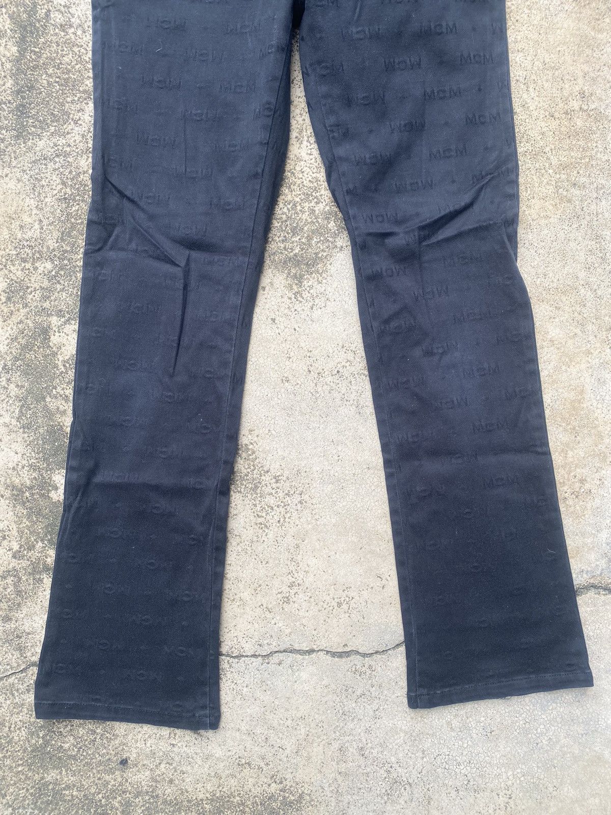Designer × If Six Was Nine × MCM MCM Monogram Flare Stretchable Casual Pants Size US 26 / EU 42 - 11 Thumbnail