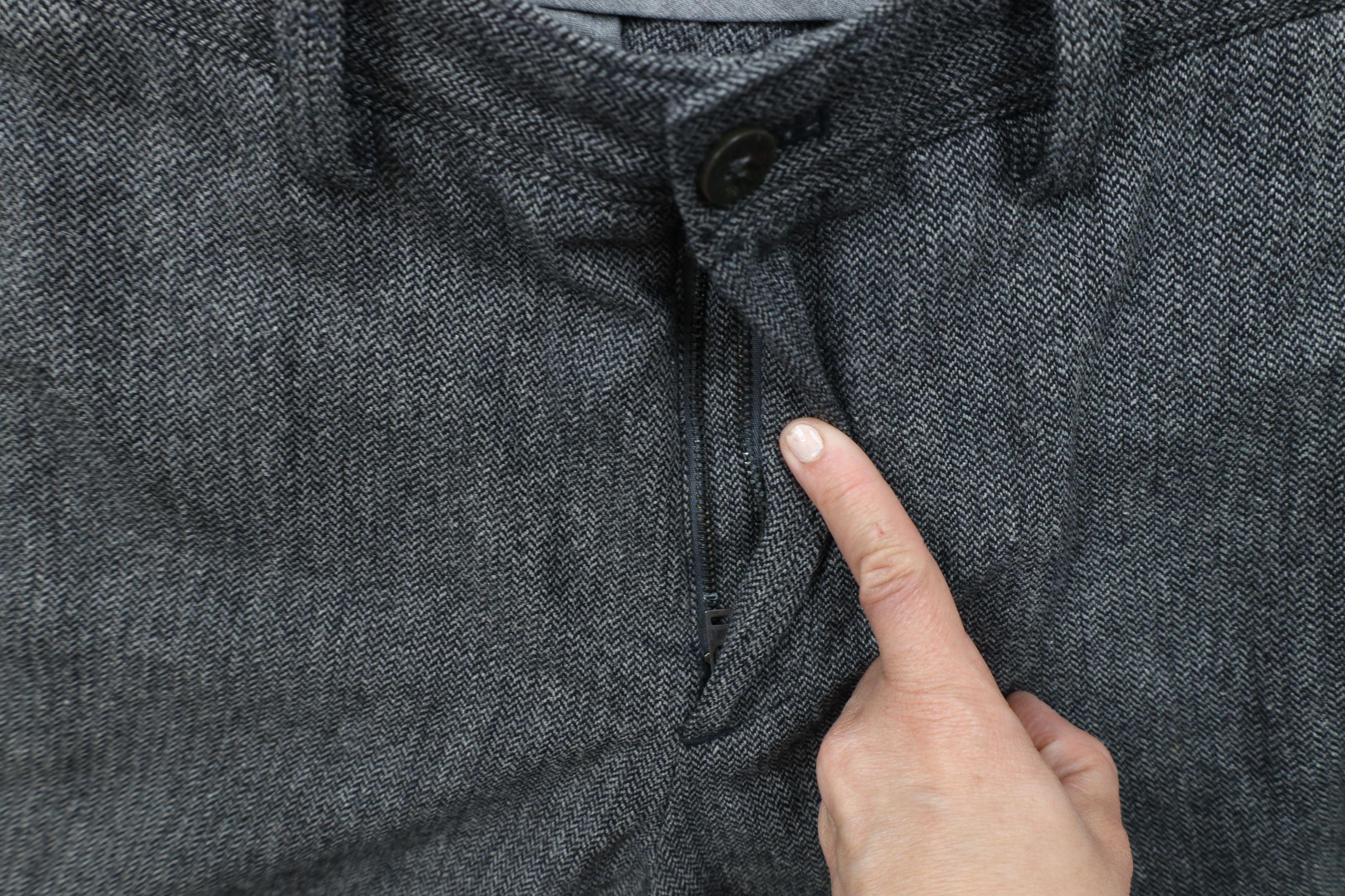 Banana Republic × Vintage Banana Republic Wool Blend Herringbone Aiden Fit Chino Pants Size US 33 - 6 Thumbnail
