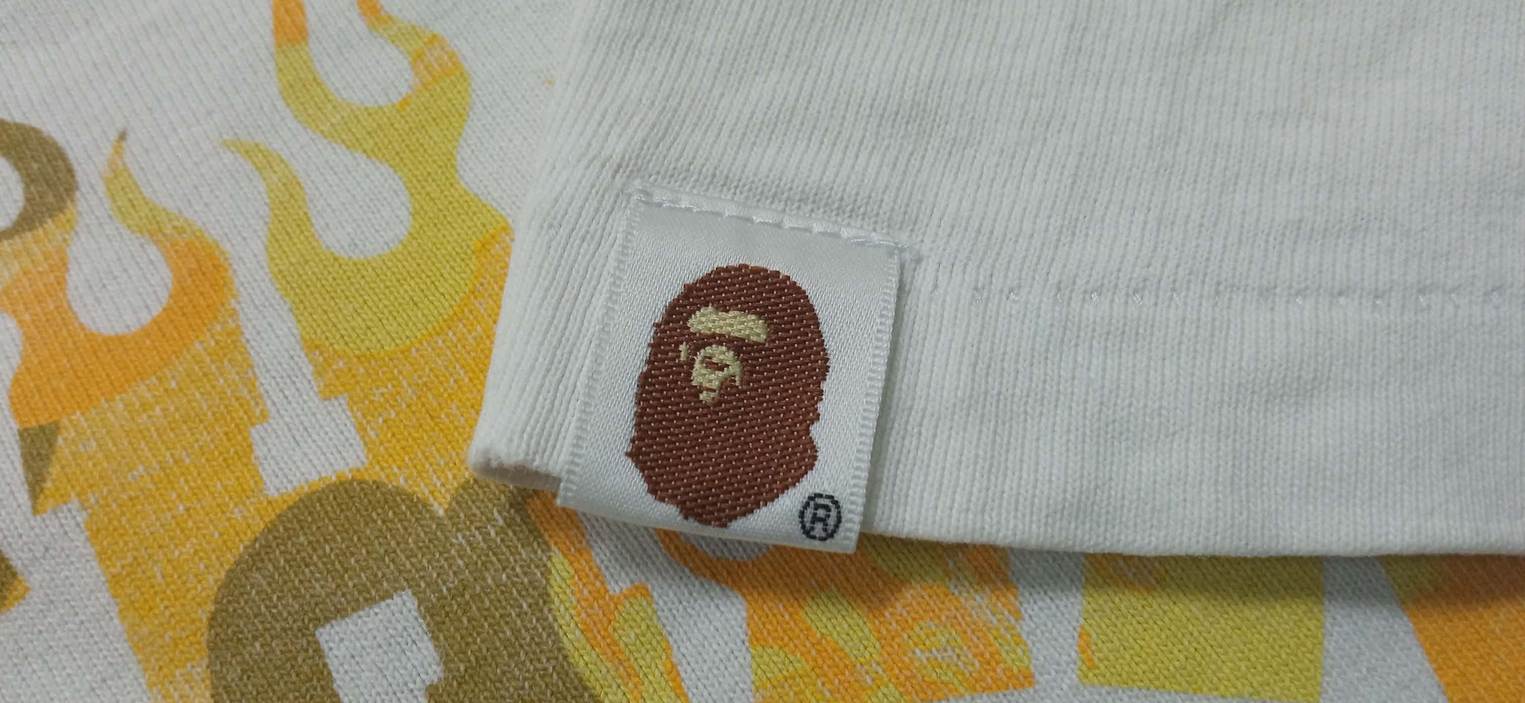 Bape Bathing Ape Flaming Reds Tee Size US L / EU 52-54 / 3 - 9 Thumbnail