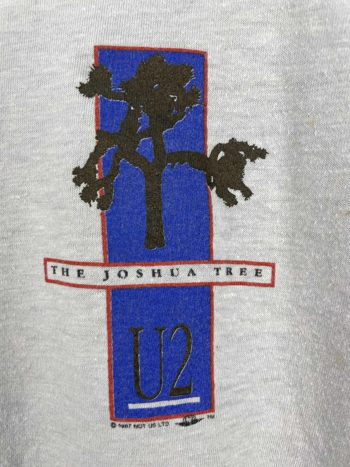 Band Tees Vintage U2 the joshua tree 1987 alternative rock band Tshirt Size US M / EU 48-50 / 2 - 4 Thumbnail