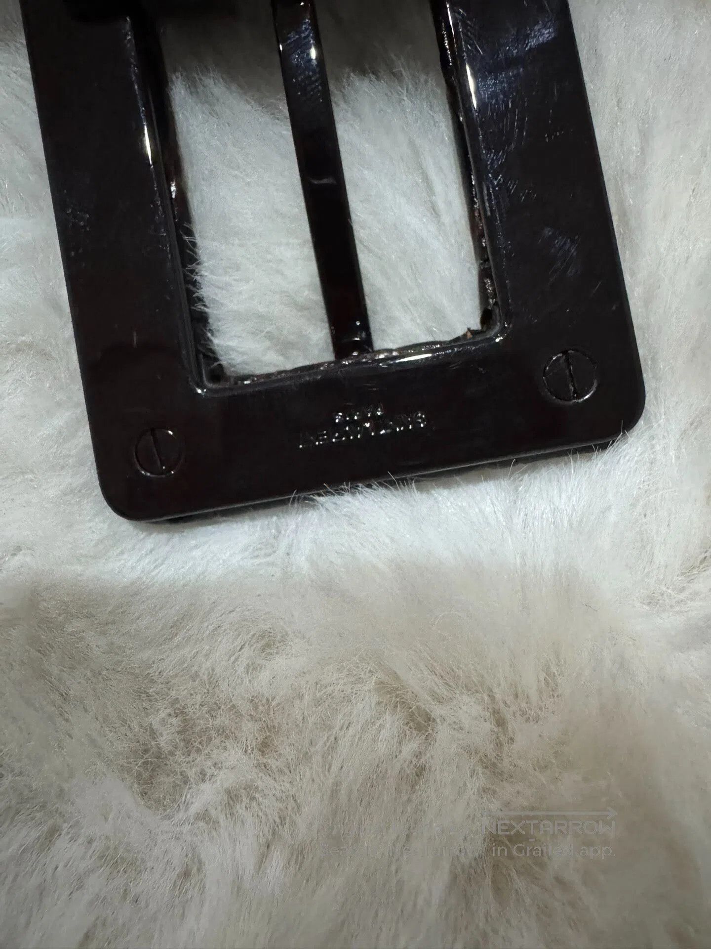 Saint Laurent Paris Saint Laurent Paris size 80 Embossed Leather Belt| Size ONE SIZE - 3 Thumbnail