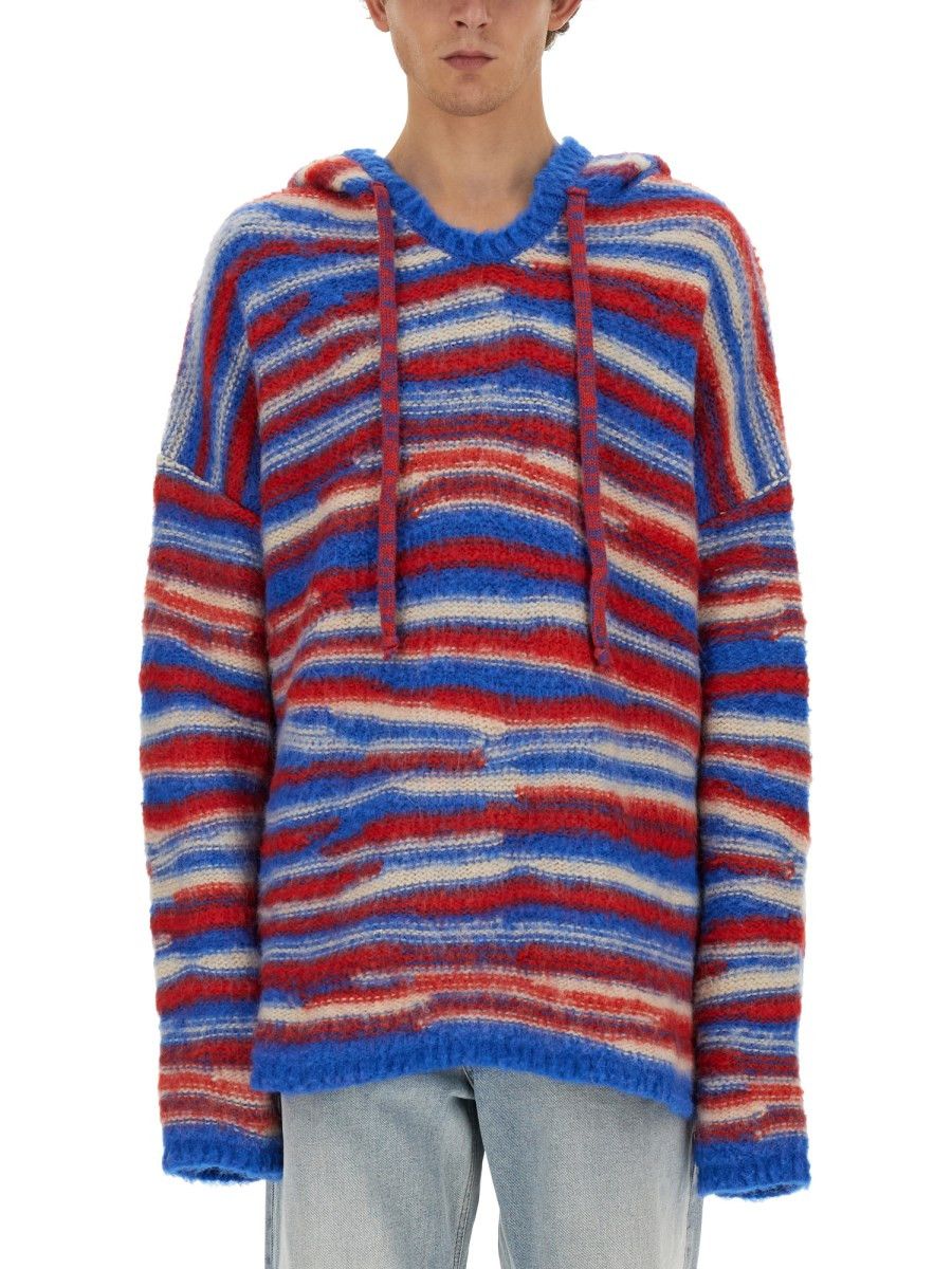 o1y0125 Hooded Sweater in Multicolor